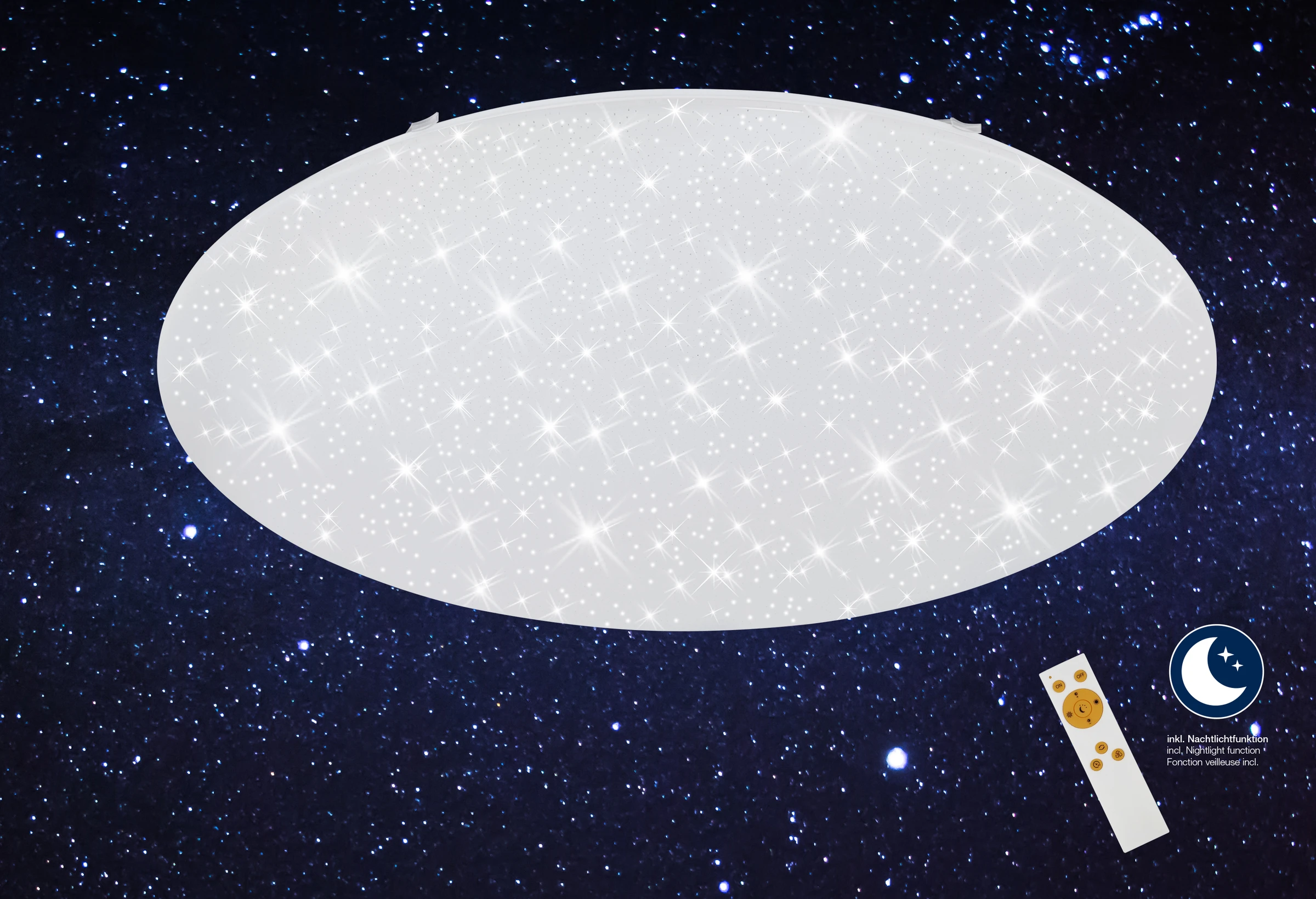 CCT LED Sternenhimmel-Deckenleuchte - klassisch