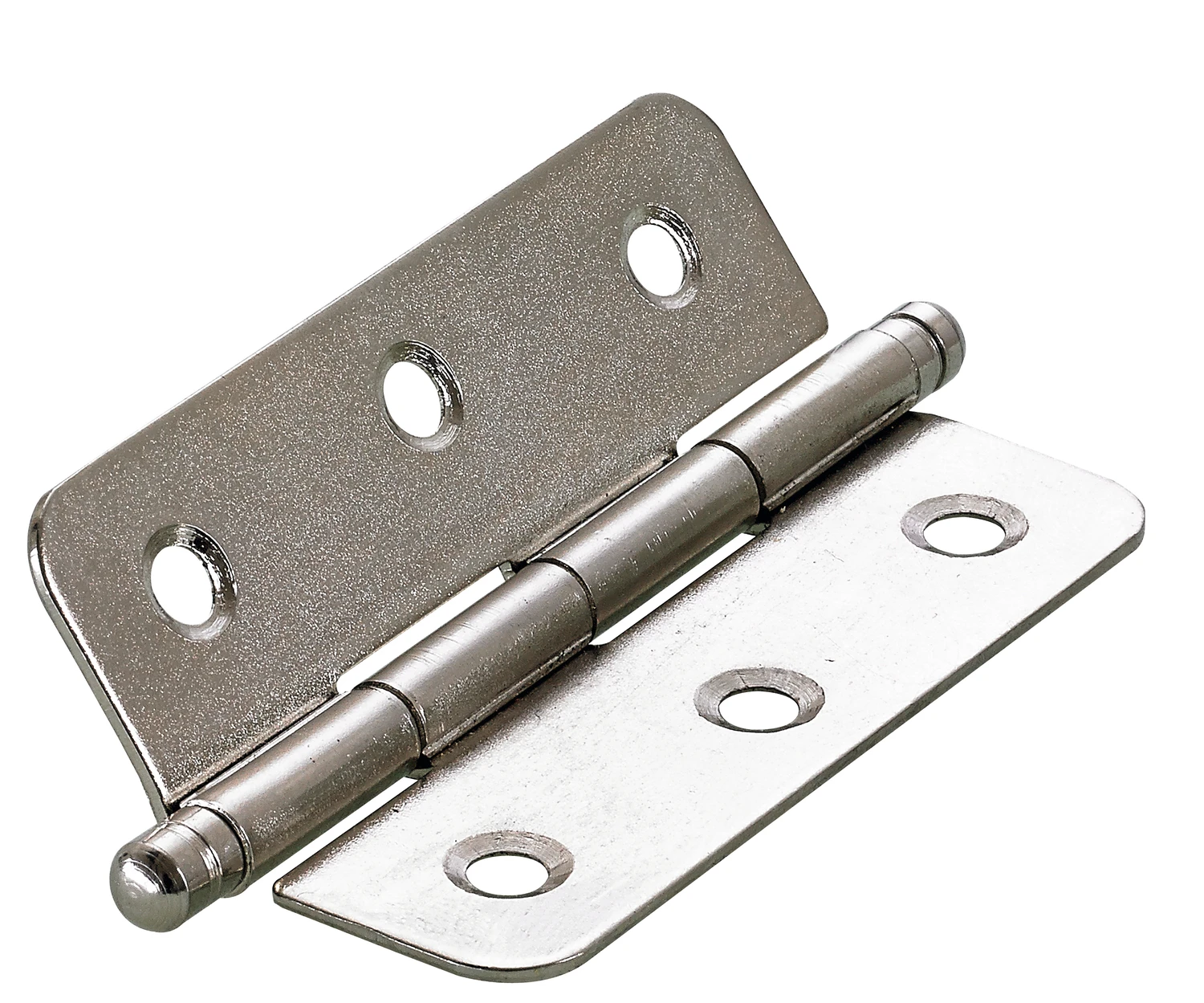 Zierscharnier 60x40mm Stahl vernickelt, 2 Stück