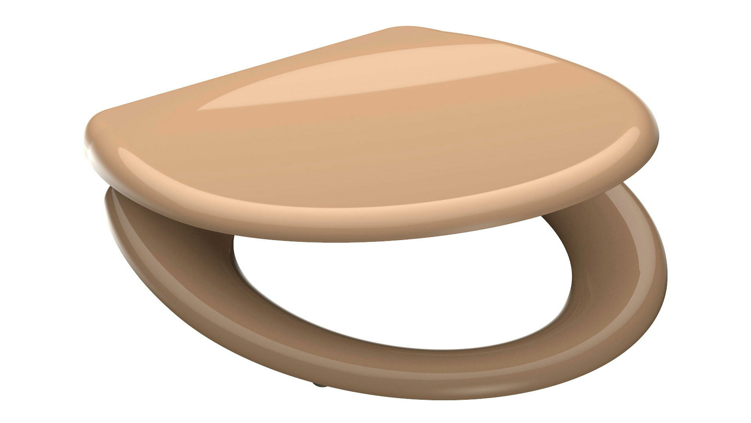 Duroplast WC-Sitz BEIGE, mit Absenkautomatik und Schnellverschluss