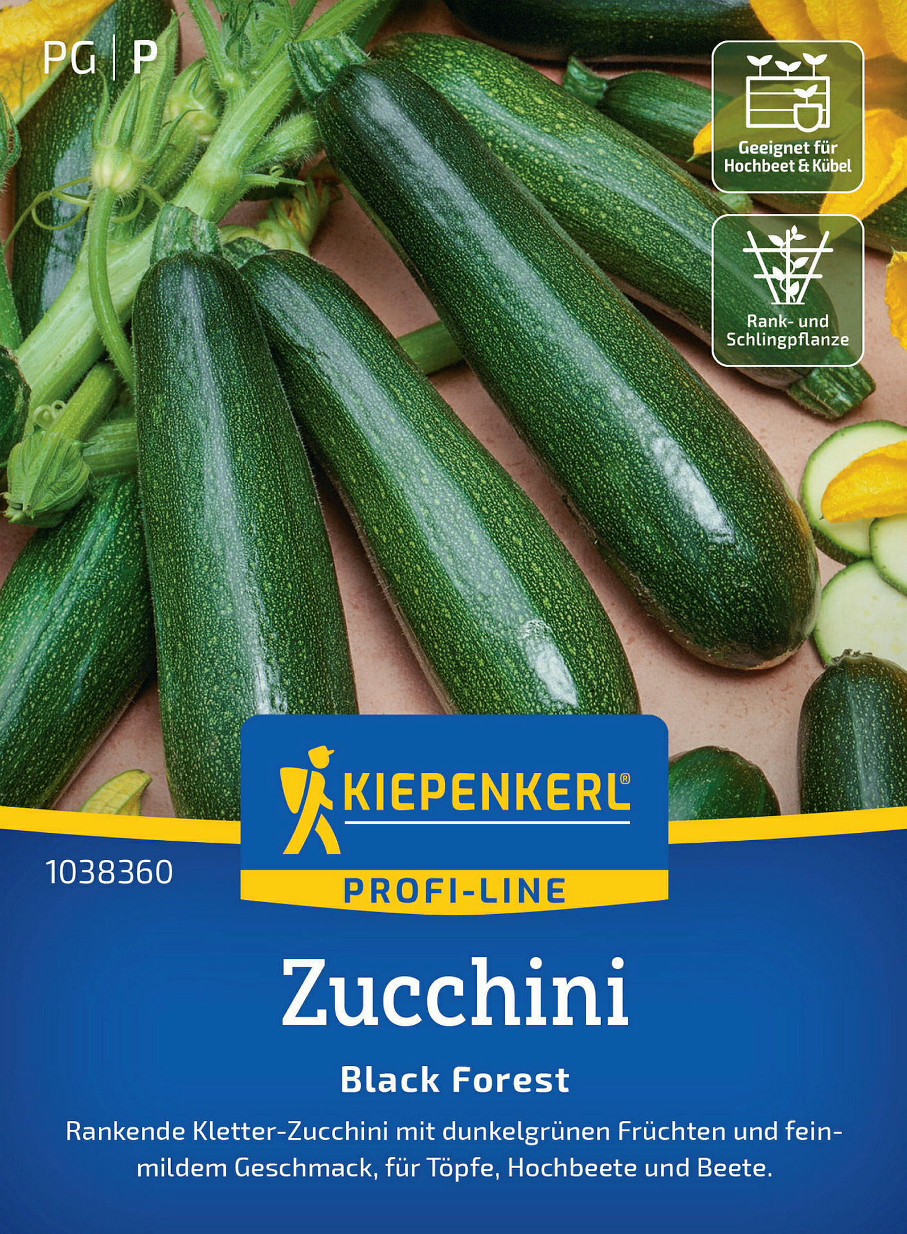 Kiepenkerl Zucchini Black Forest
