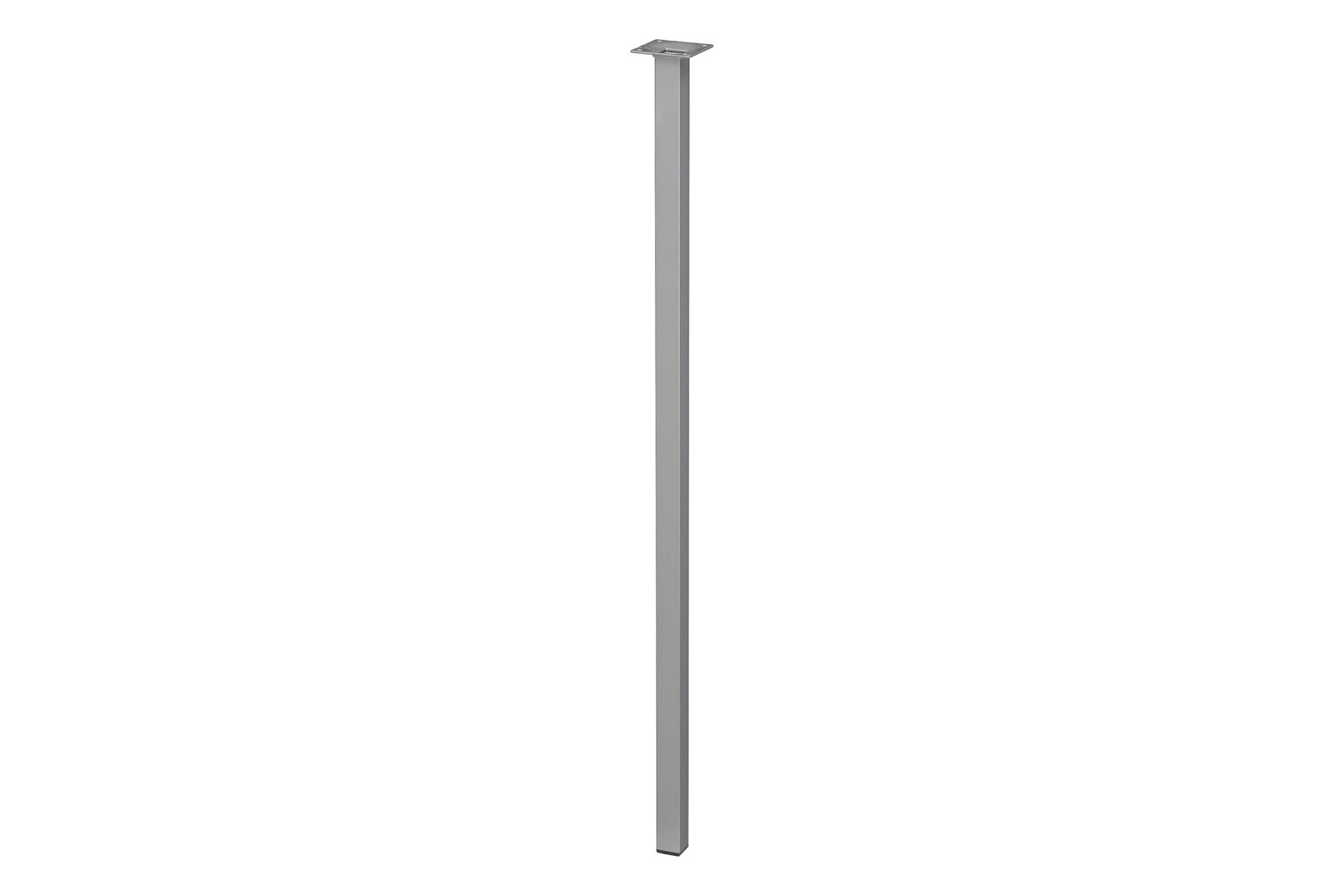 Möbelfuß PLIX 700x24x24 mm silber