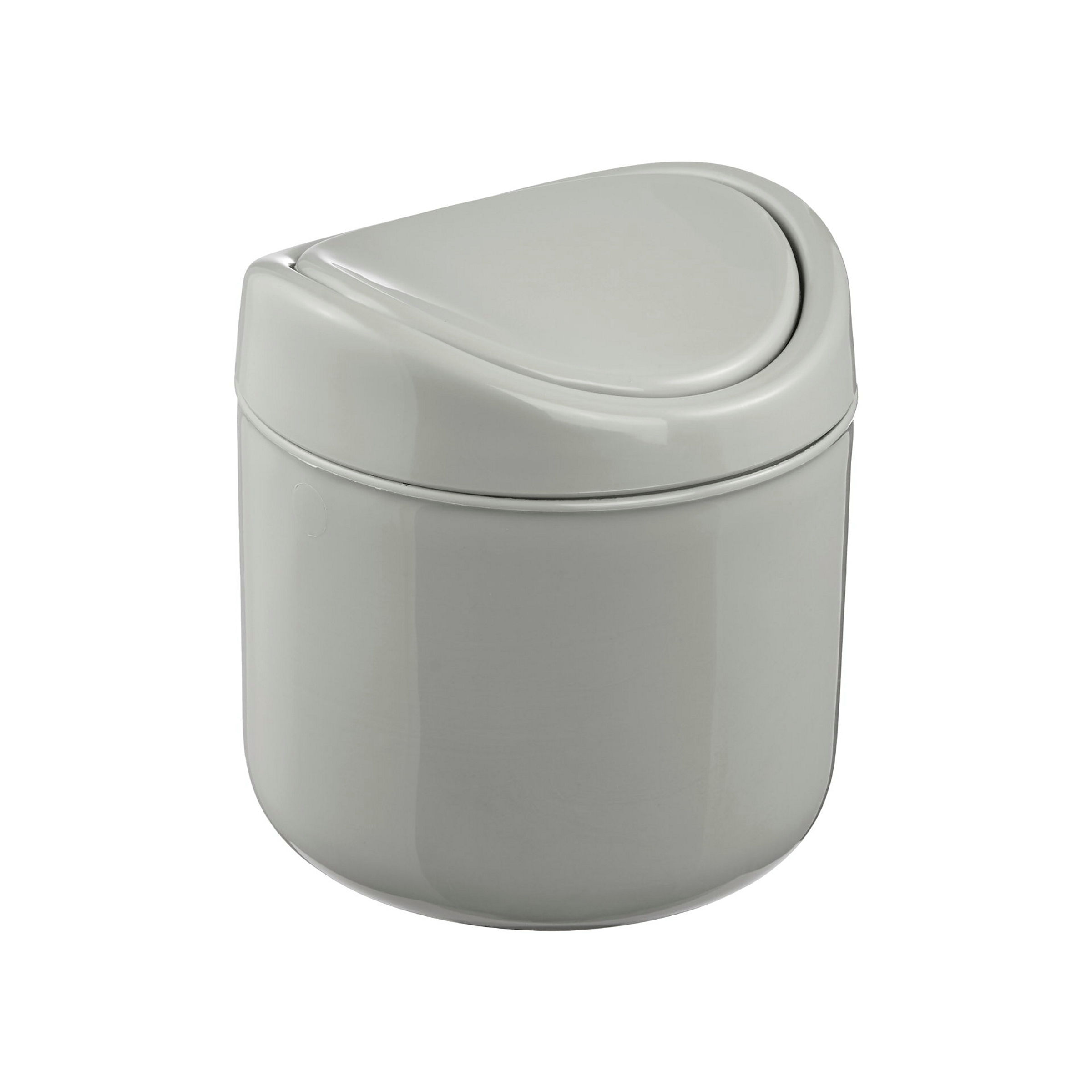 keeeper Bio-Abfalleimer mit Schwingdeckel, 1,3 l, Svenja, Grau