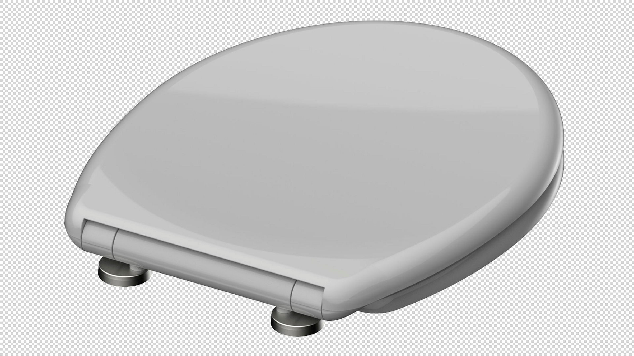 Duroplast WC-Sitz GREY, mit Absenkautomatik und Schnellverschluss