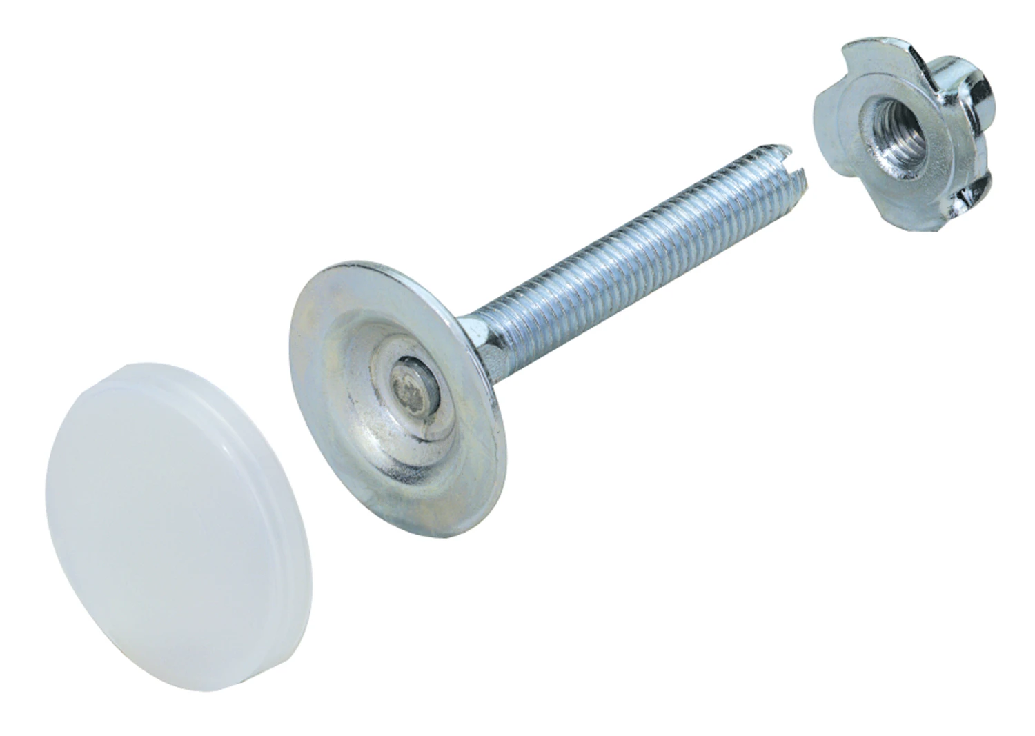 Verstellschraube E-Mutter M8x60mm, verzinkt, 2 Stück