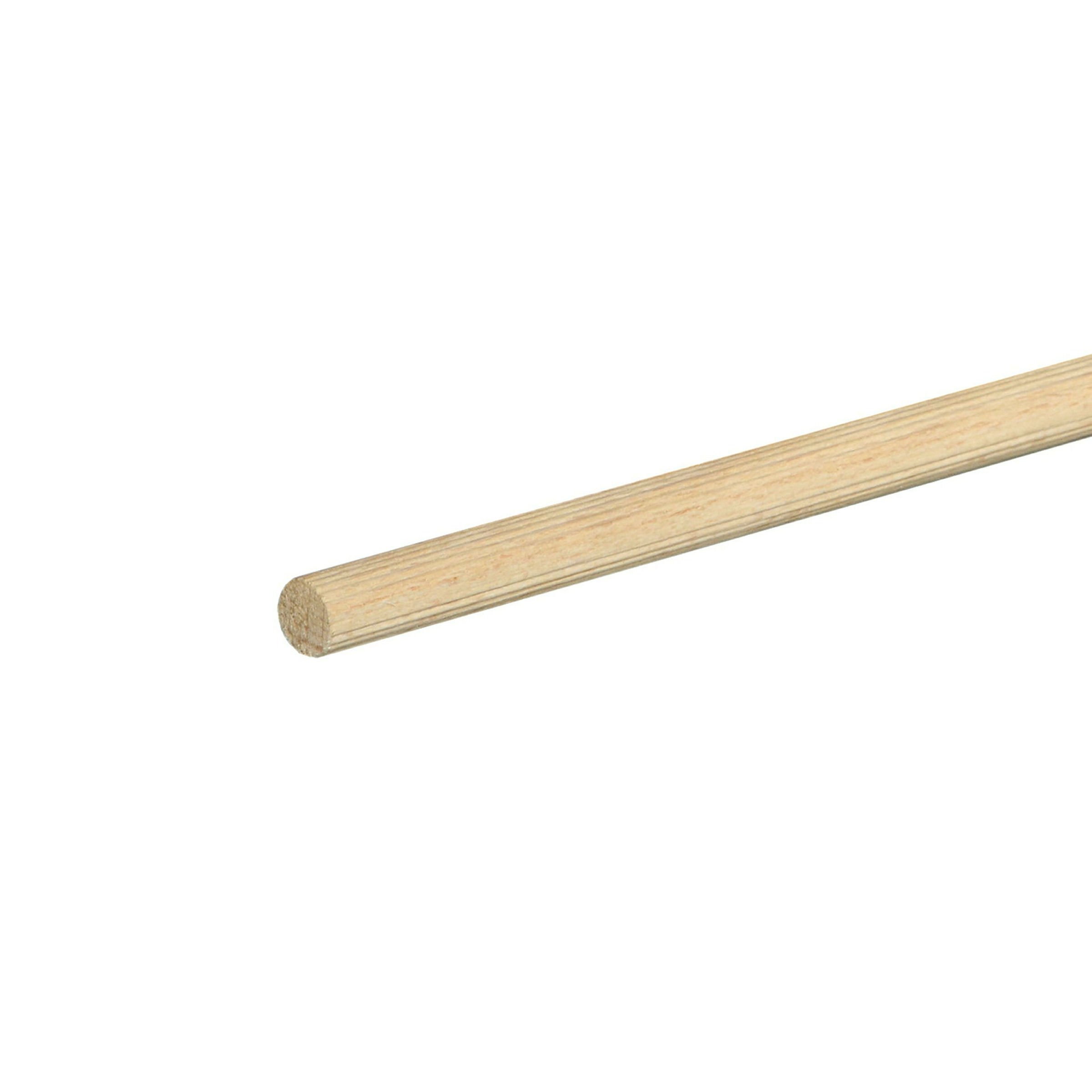 Rundstab gerillt (Dübel) Buche 12mm, 100cm