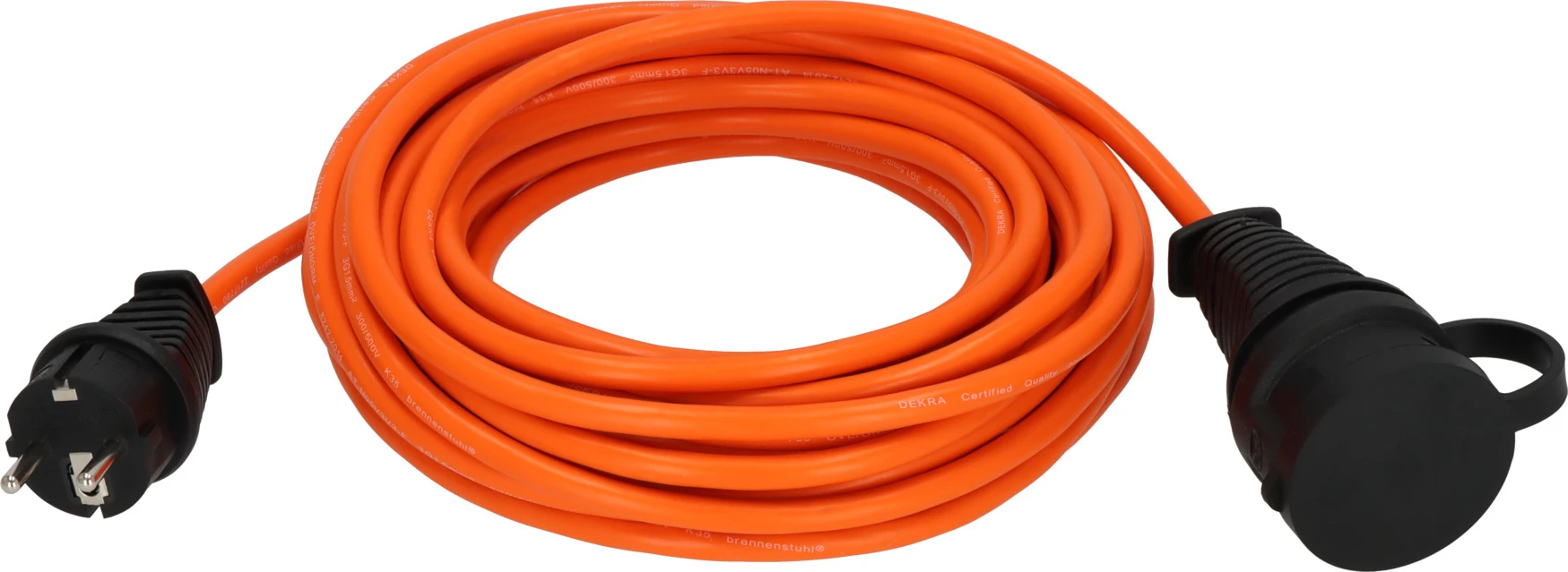 BREMAXX Verlängerungskabel IP44 10m AT-N05V3V3-F 3G15 orange