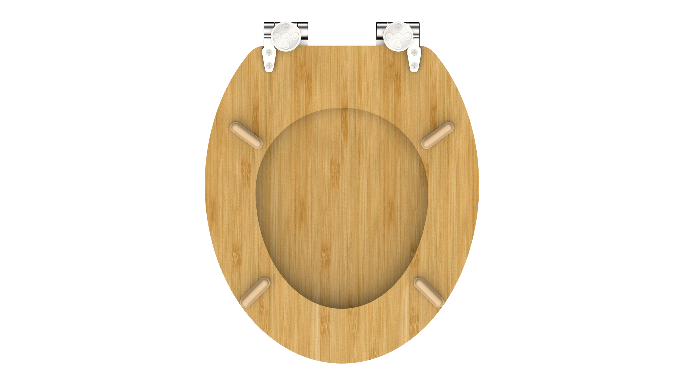 WC-Sitz NATURAL BAMBOO, Bambus, mit Absenkautomatik