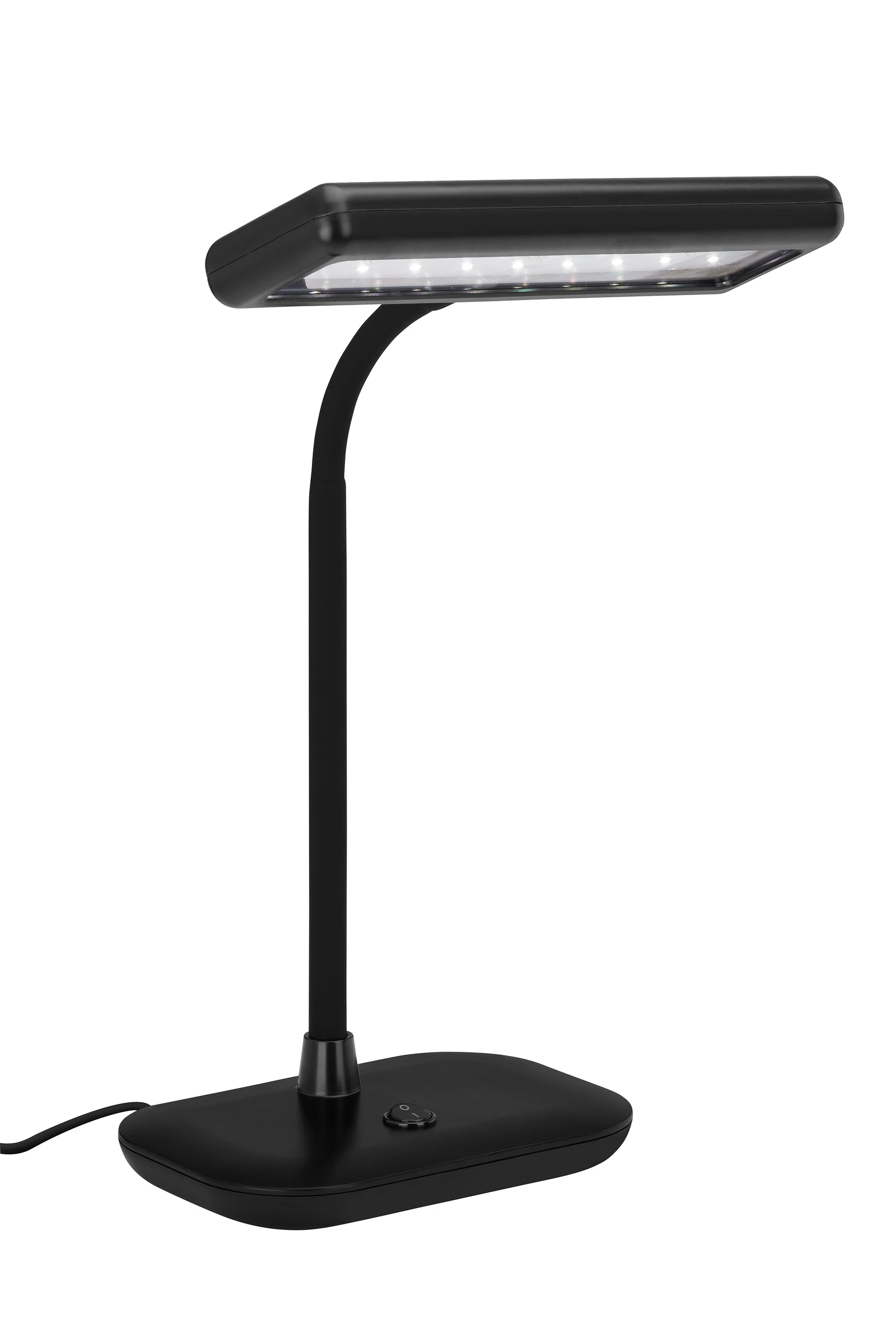 LED Tageslichtleuchte, schwarz, LED 8W