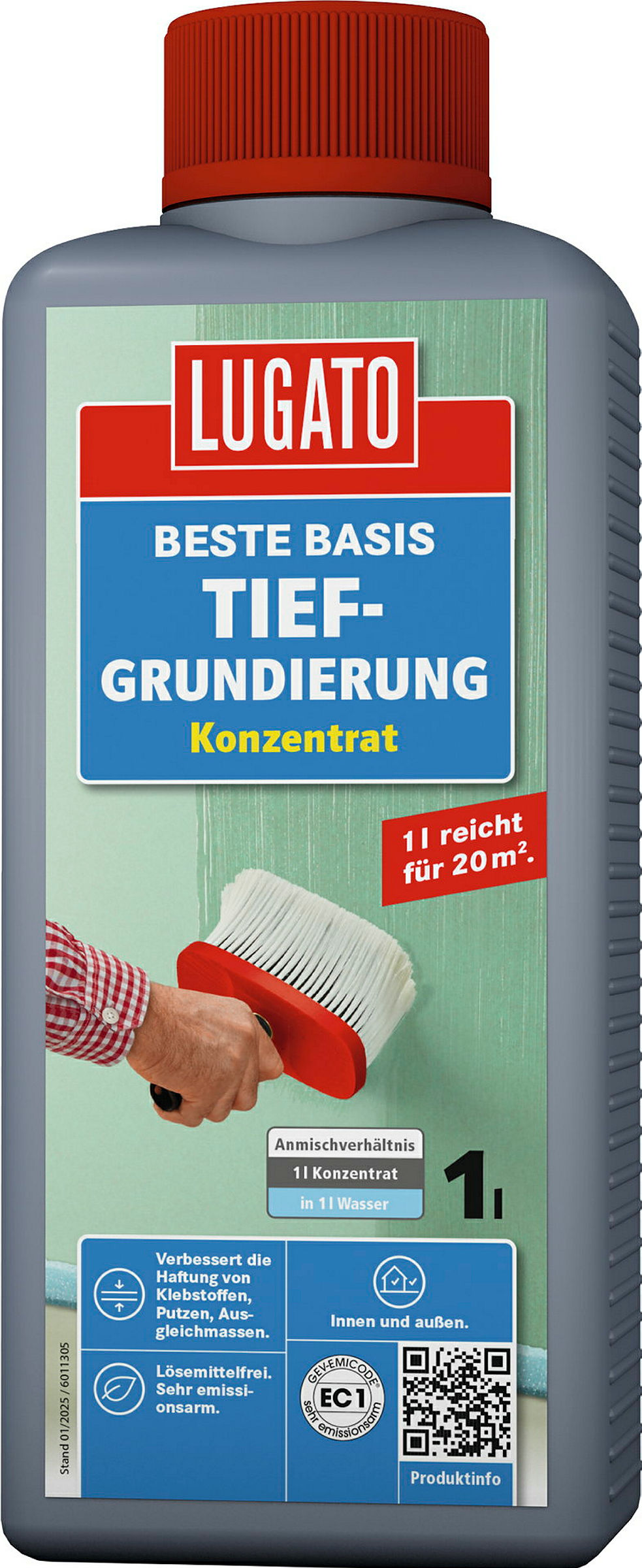 Konzentrierte Grundierung für Bodenausgleichsmassen
