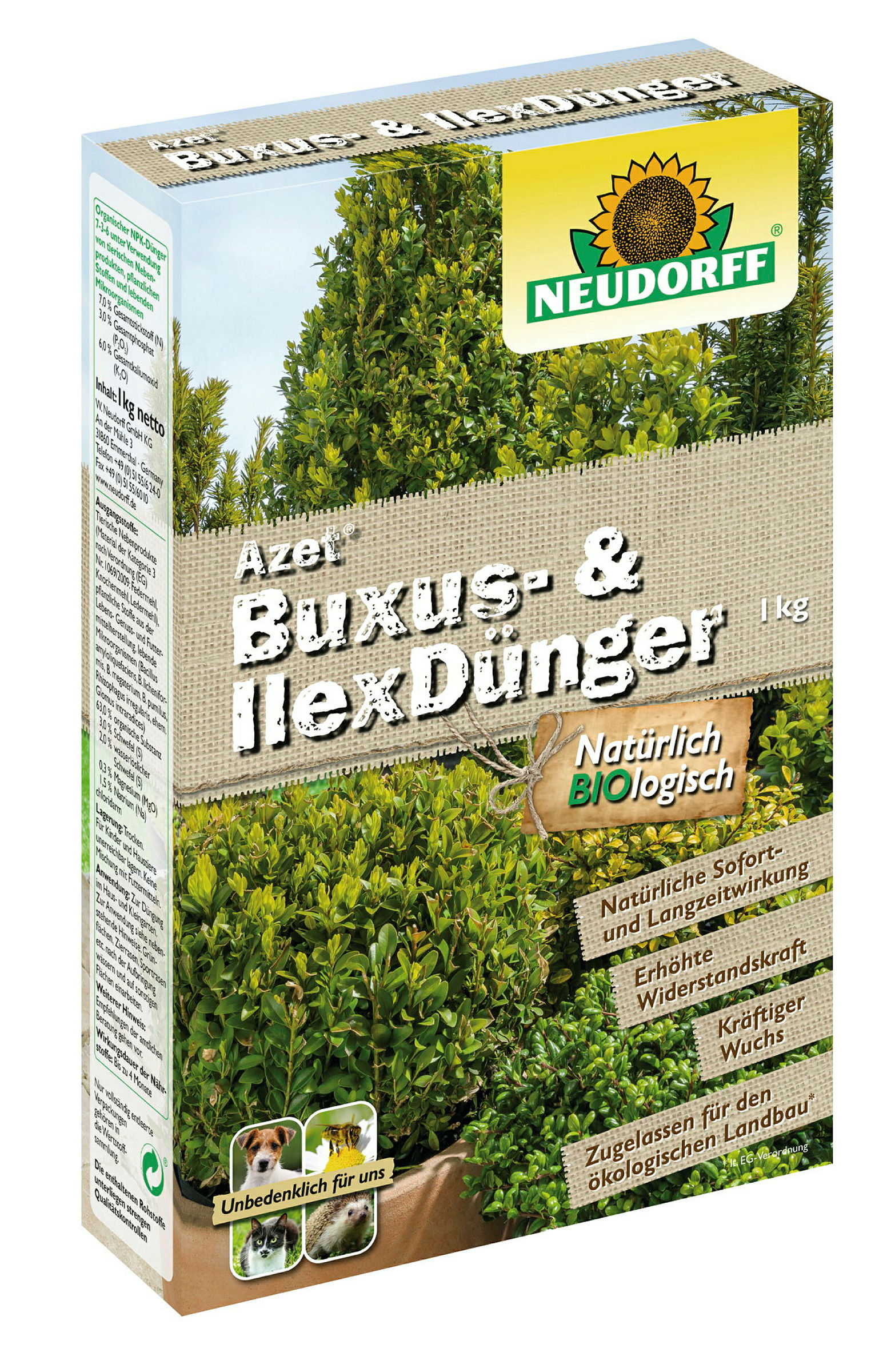 Neudorff Azet Buxus- &IlexDünger, 1 kg