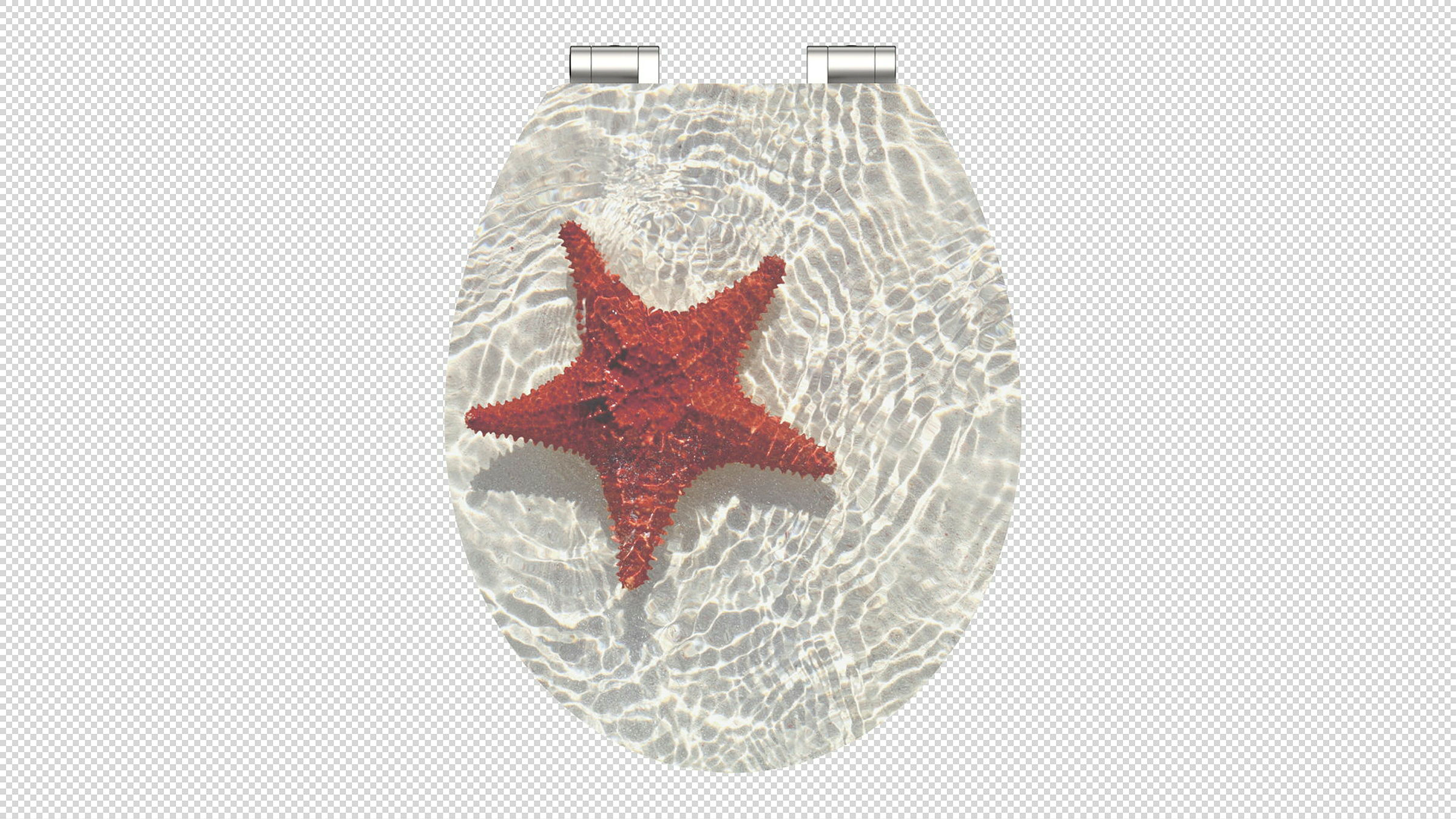 MDF HG WC-Sitz RED STARFISH, mit Absenkautomatik