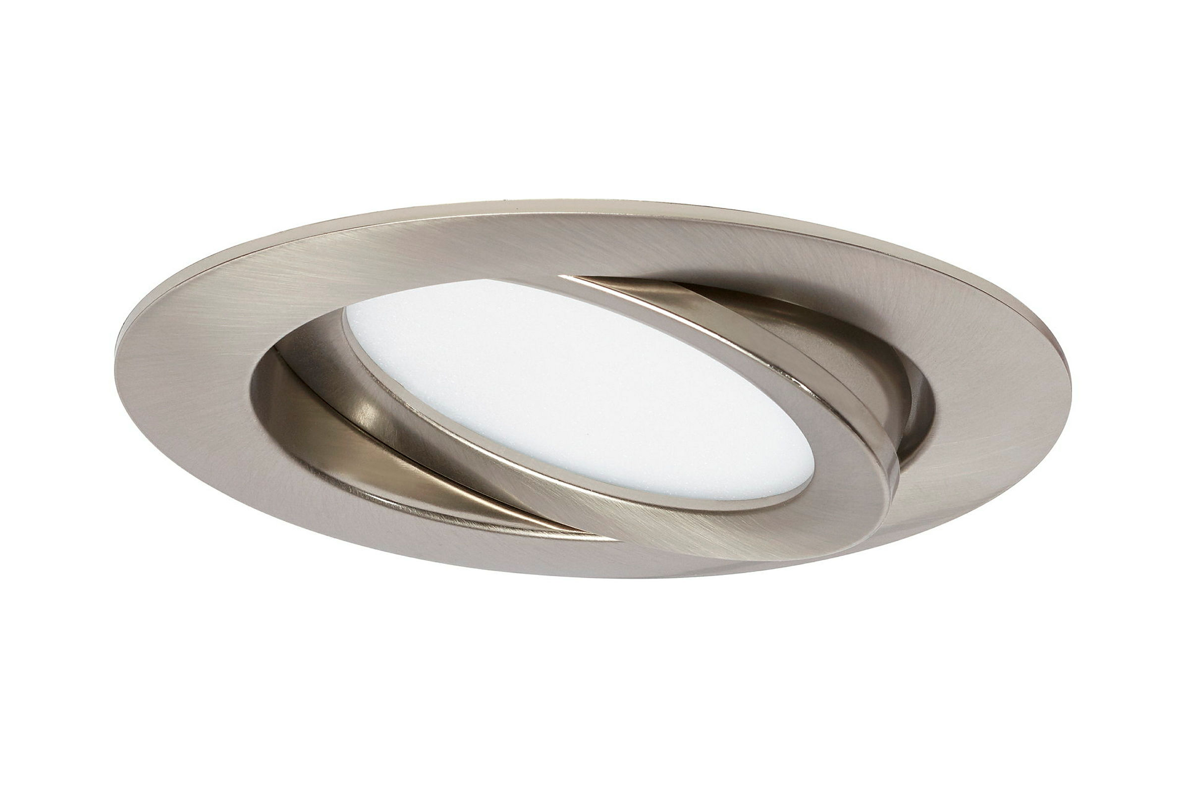LED Einbauleuchten 3er-Set, nickel, 3xLED-Platine/7W