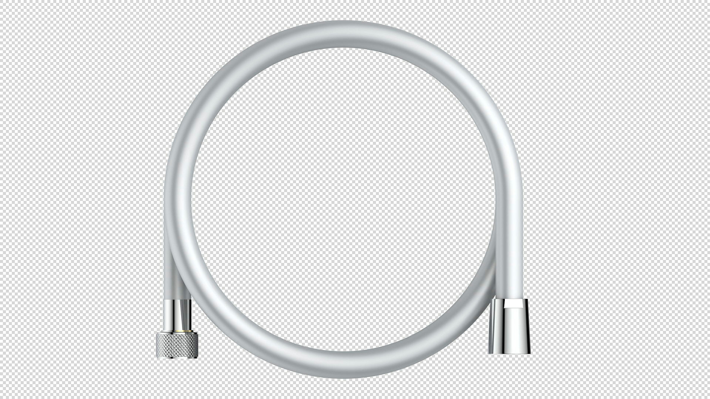 Brauseschlauch 150 cm, Kunststoff, Silber