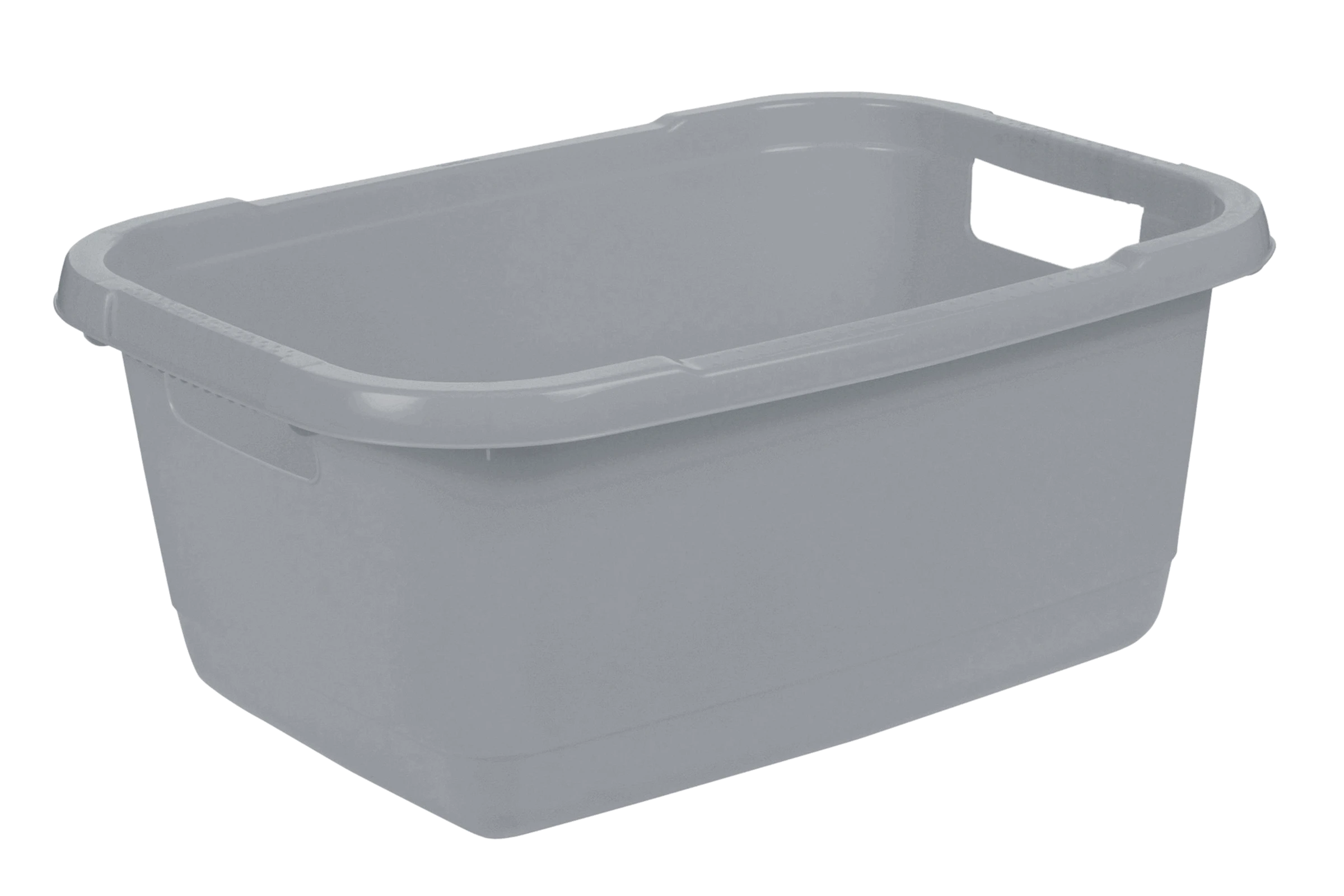 keeeper Wäschewanne, Stabiler Kunststoff, 32 l, Aenna, Nordic Grey