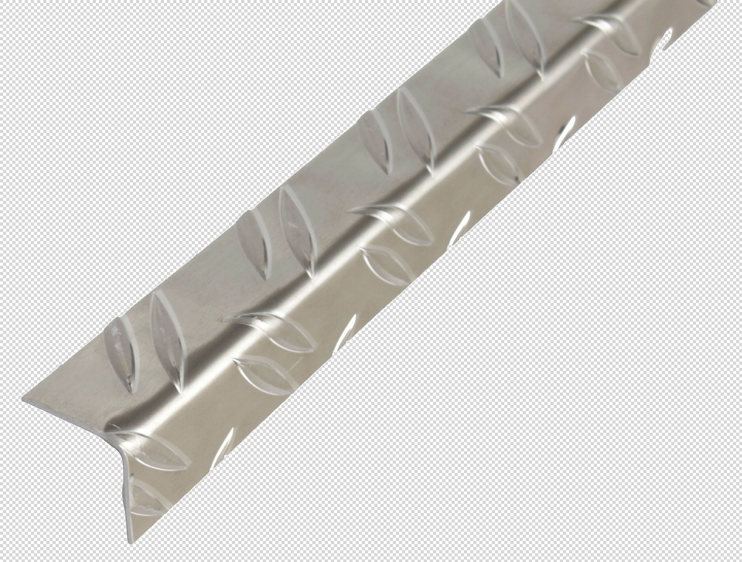 Winkelprofil Riffel-Prägung 2m23,5 blank