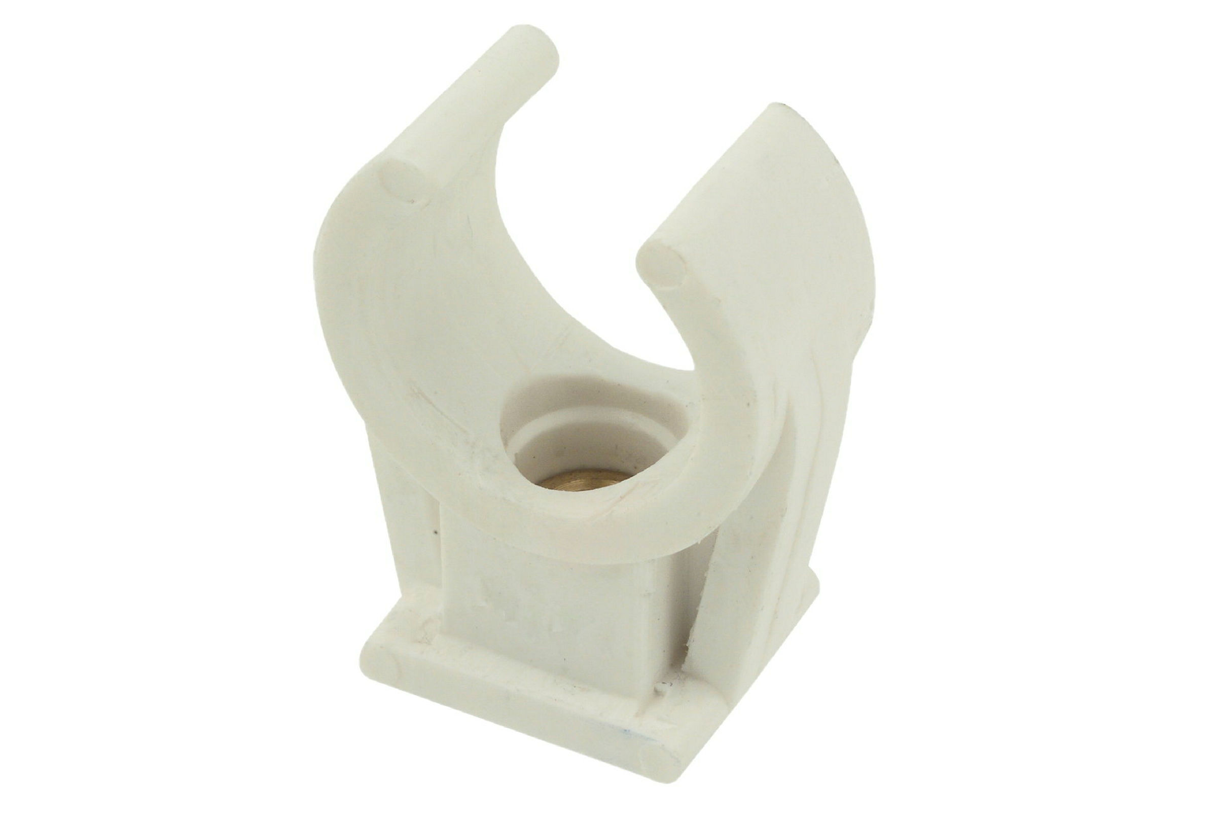Rohrclip einfach, 22 mm, mit M6 Gewindehülse (10x)