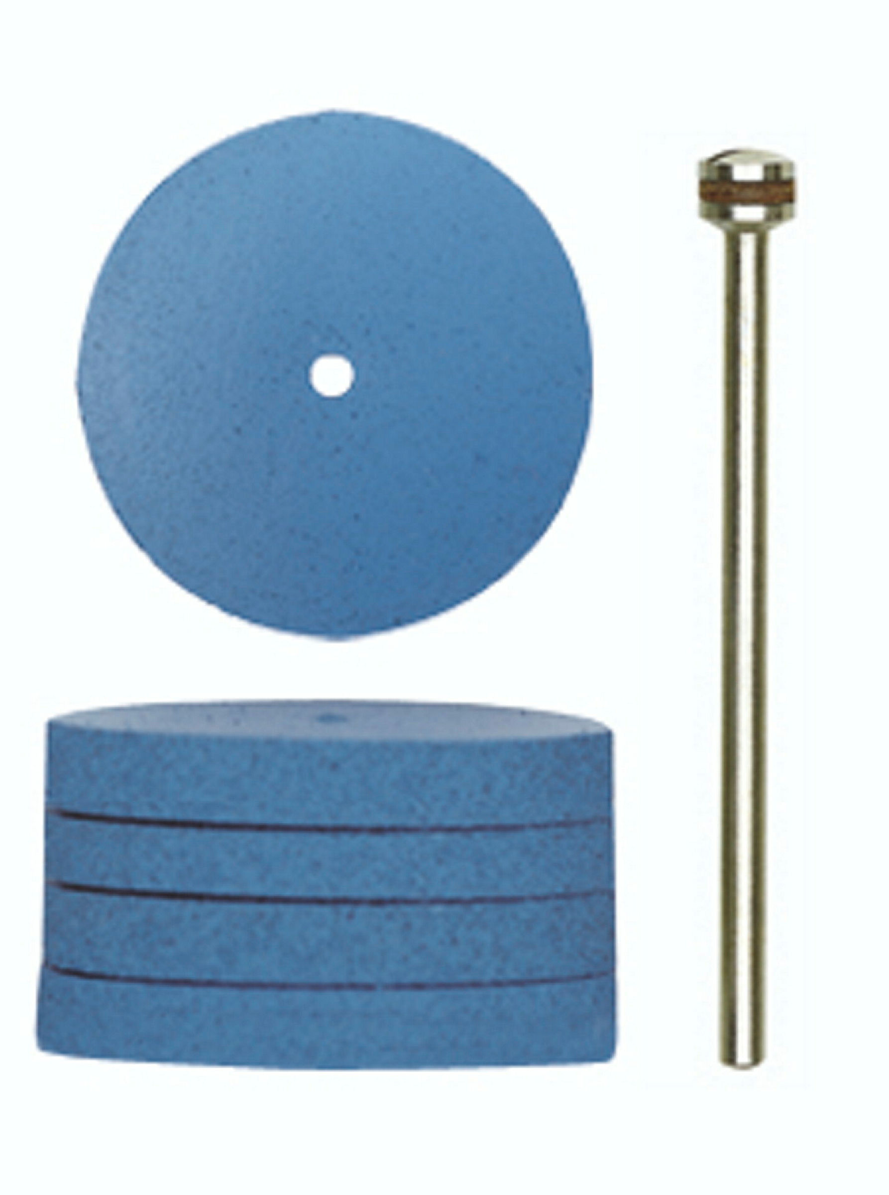 PROXXON-Silikon-Polierscheiben Rad, Ø 22 mm, 10 Stück mit Träger