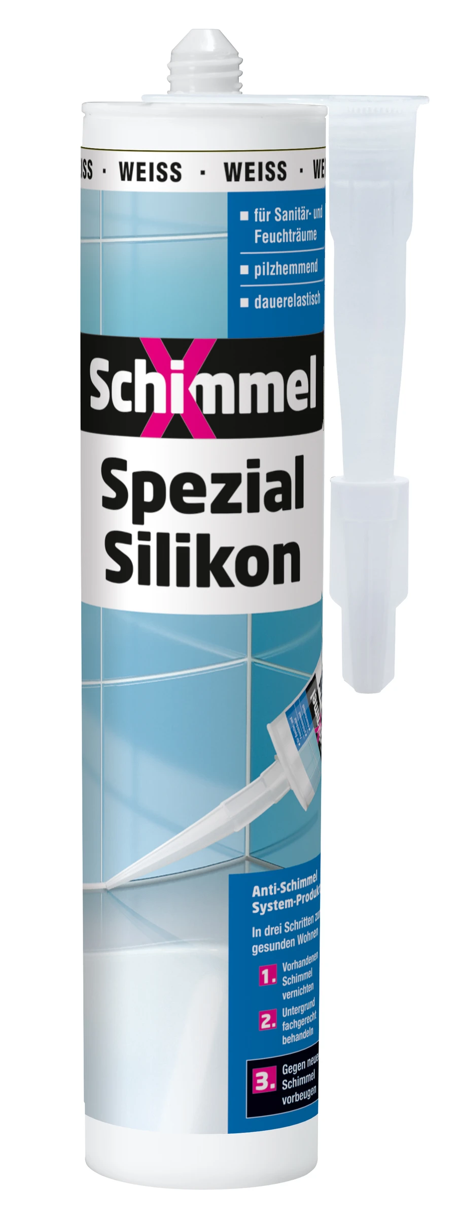 SchimmelX Silikon weiss 310 ml