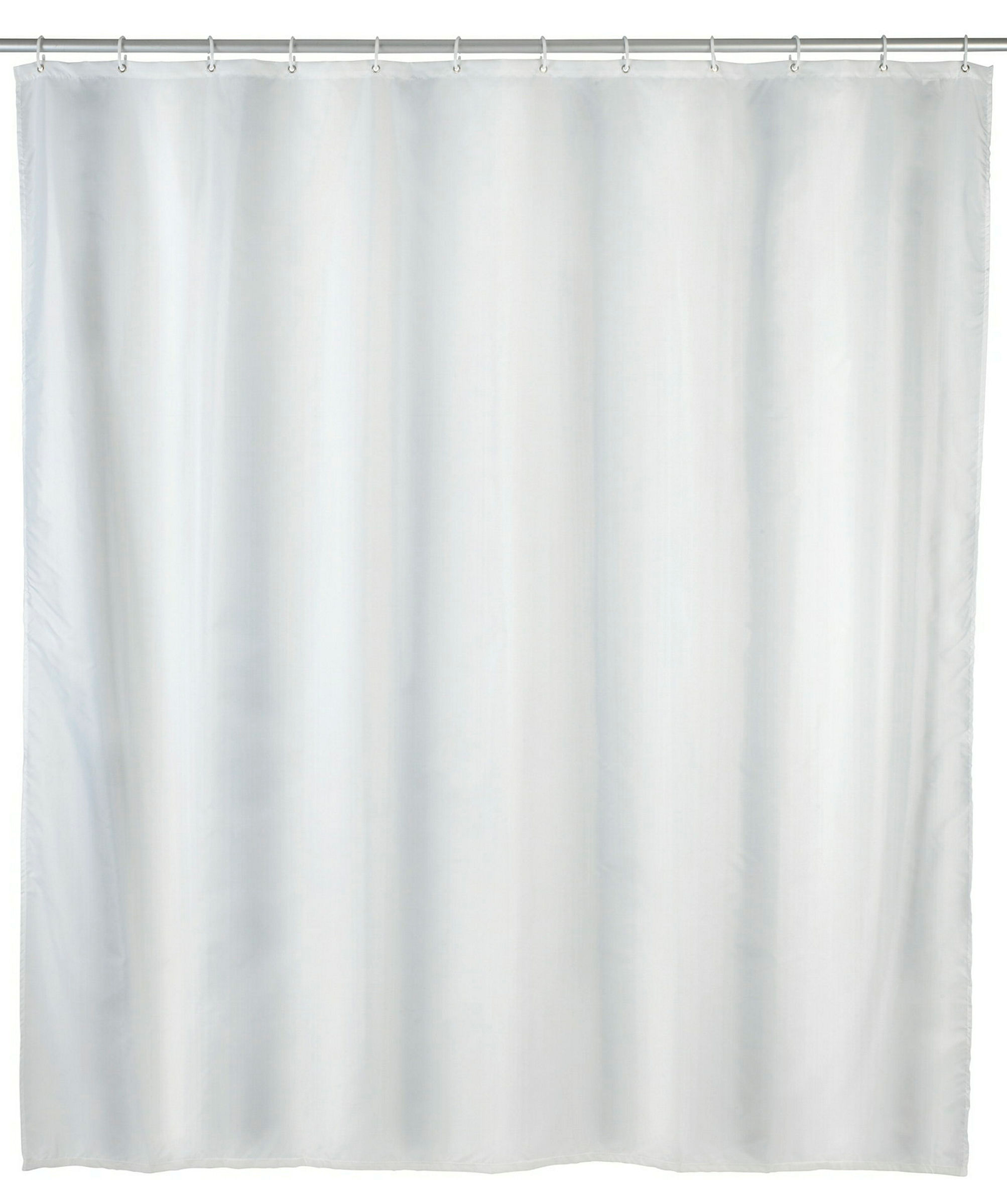 Duschvorhang 120x200cm uni weiß,Polyeste