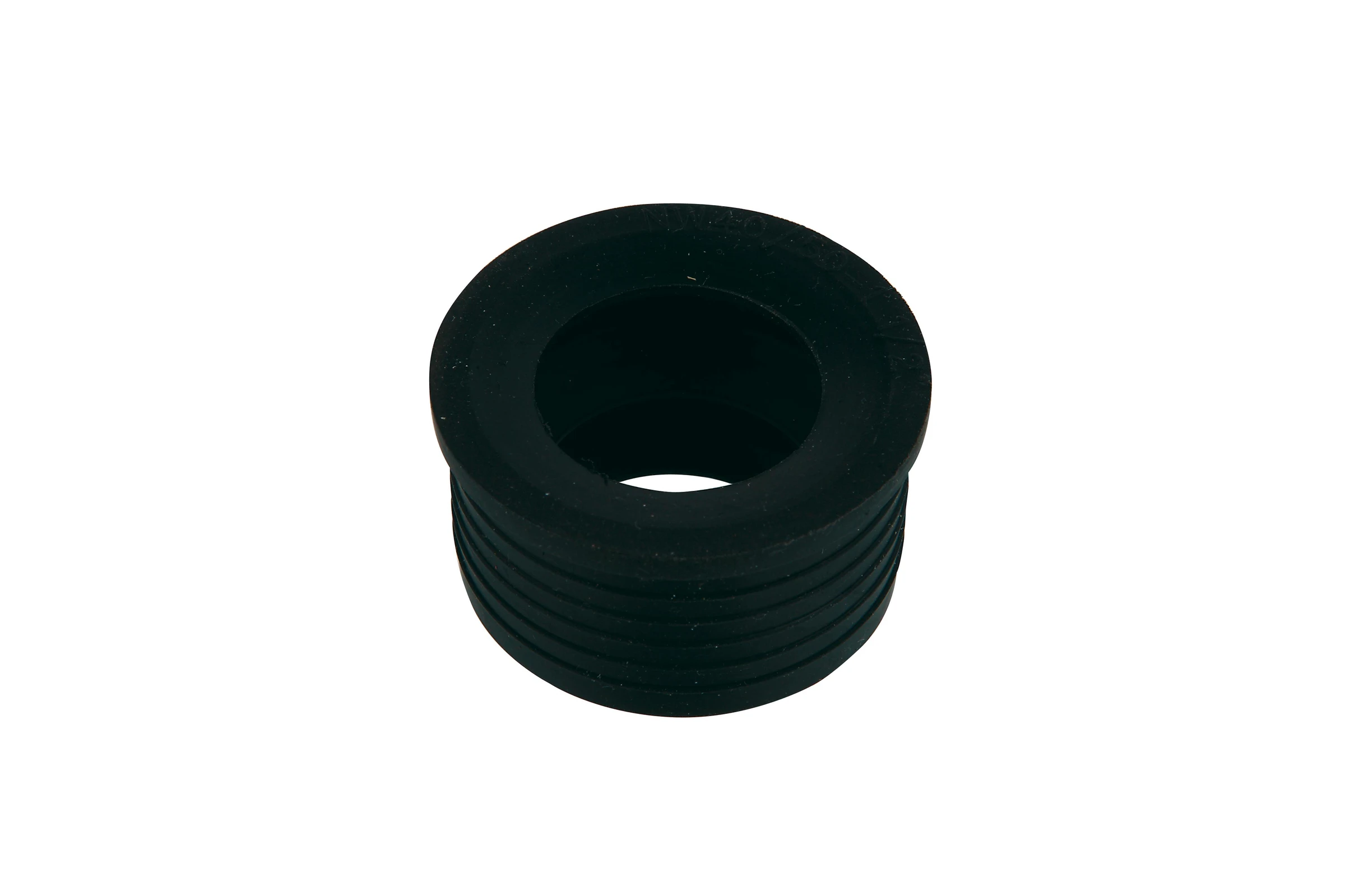 Ablaufverbinder lang, Gummi, 50 mm x 40 mm, für Siphonabgang