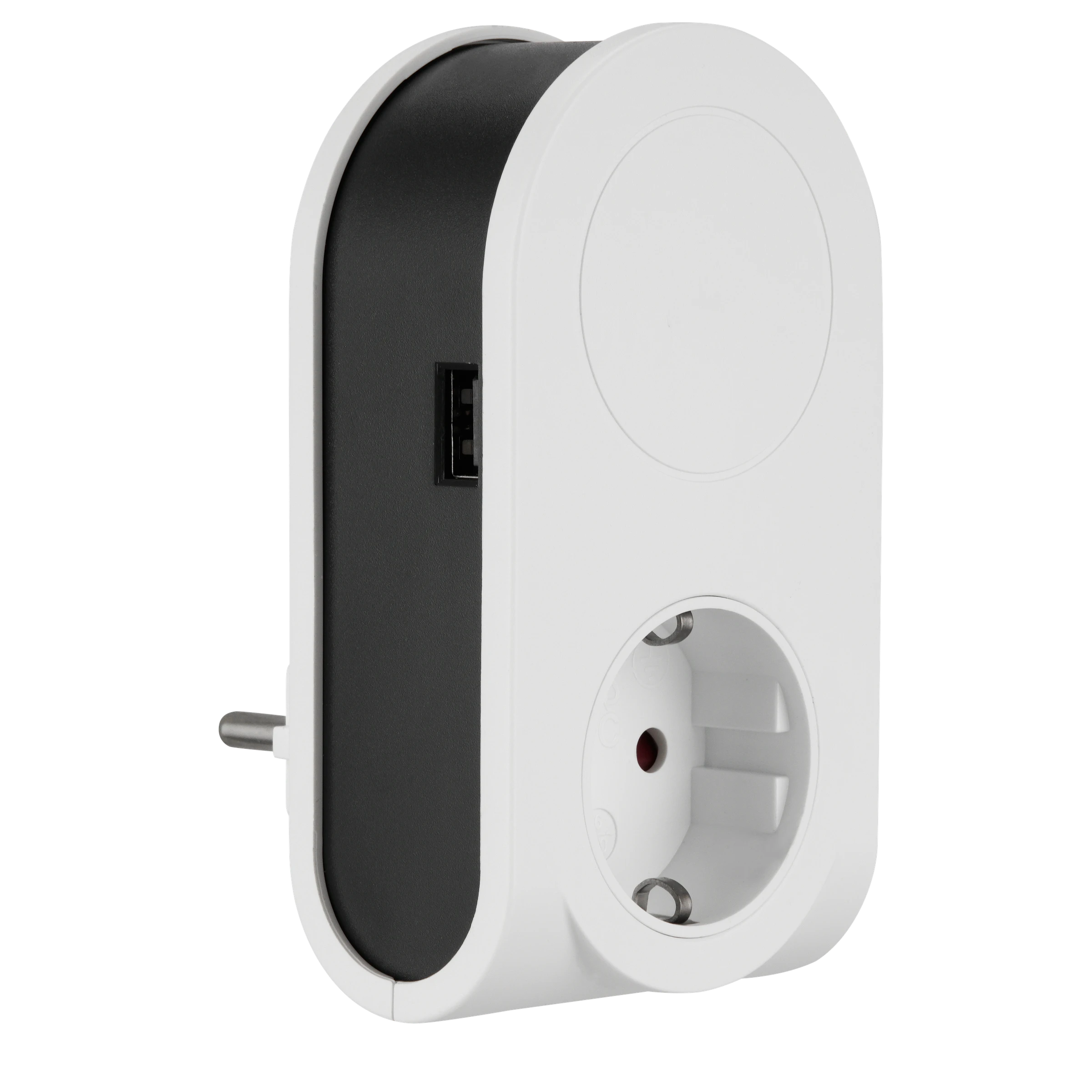 USB-Ladegerät Flex 3 in 1 mit ausziehbarem Ladekabel 3,1A weiß