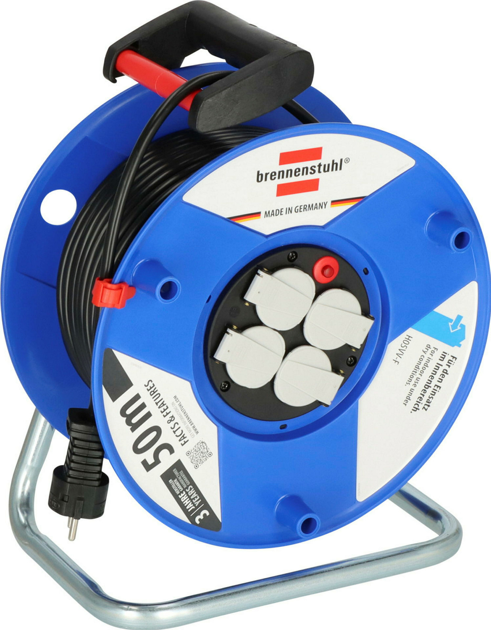 K-Tro. Garant 290 50m H05VV-F3G1.5 4fach Stedo/Klappd./Thermo
