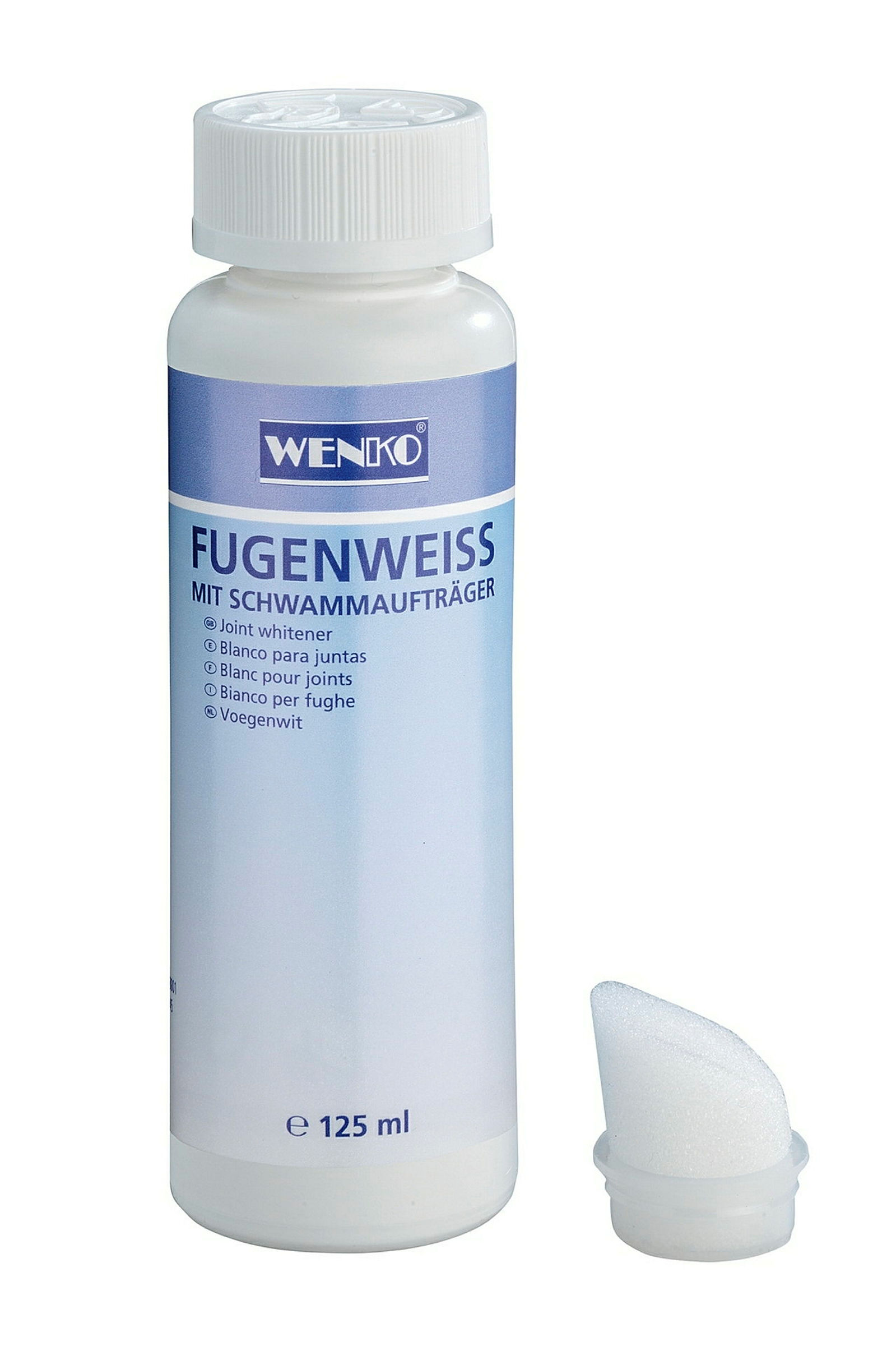 Fugenweiß mit Schwamm 125 ml
