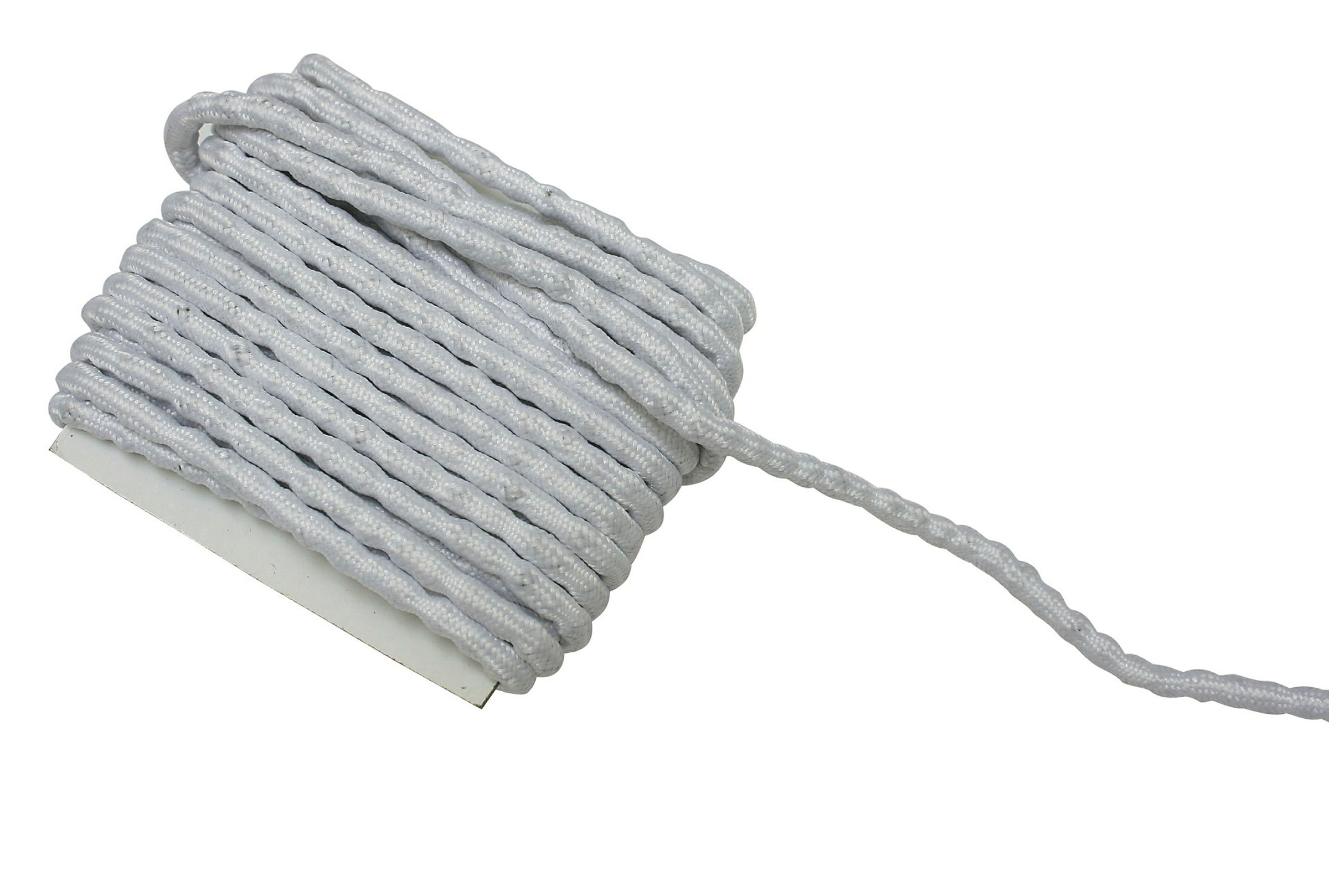 Beschwerungsband für Gardinen, 5 Meter, weiß