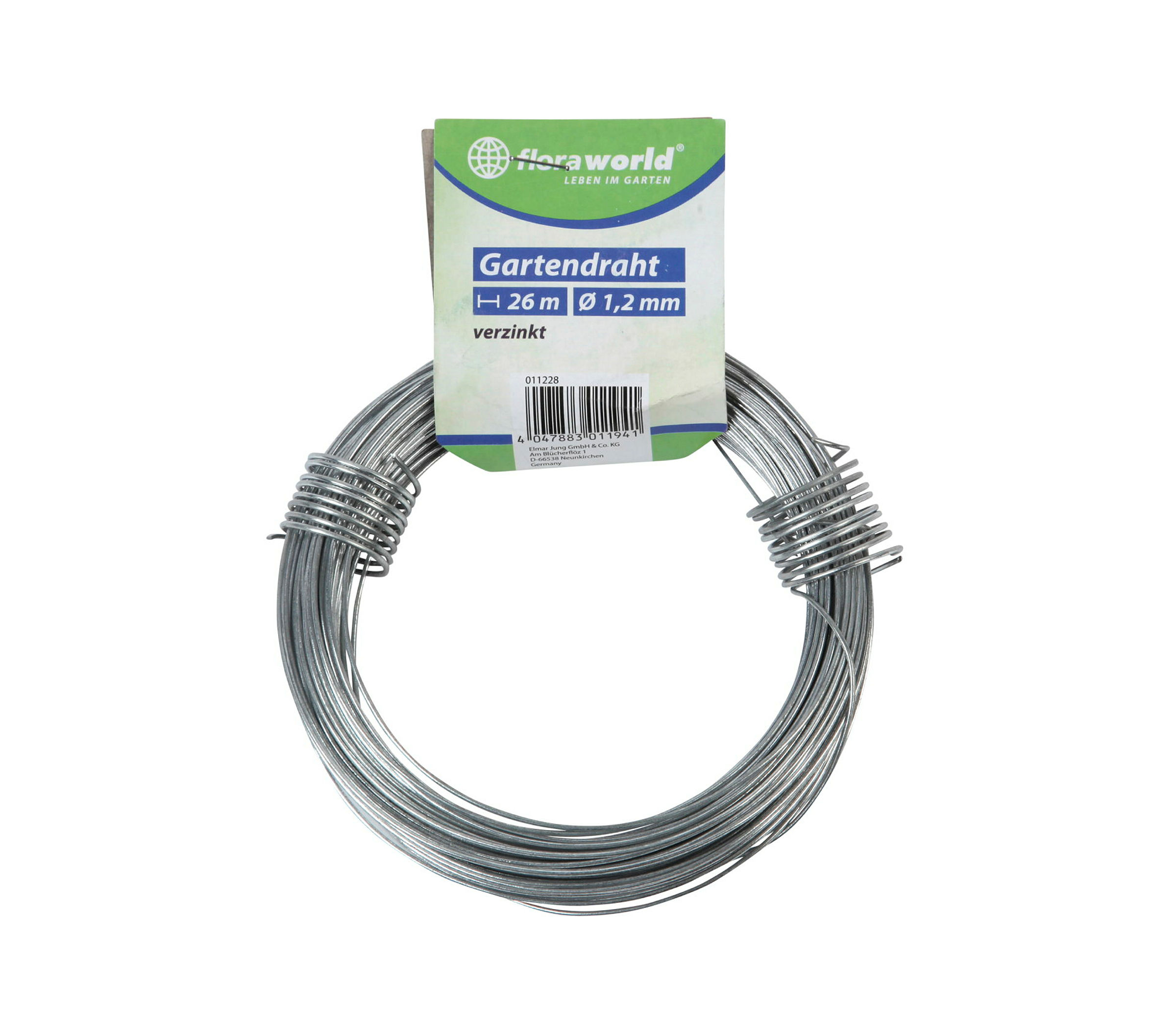 Gartendraht Classic, Ø 1,2 mm, L: 26 m, verzinkt