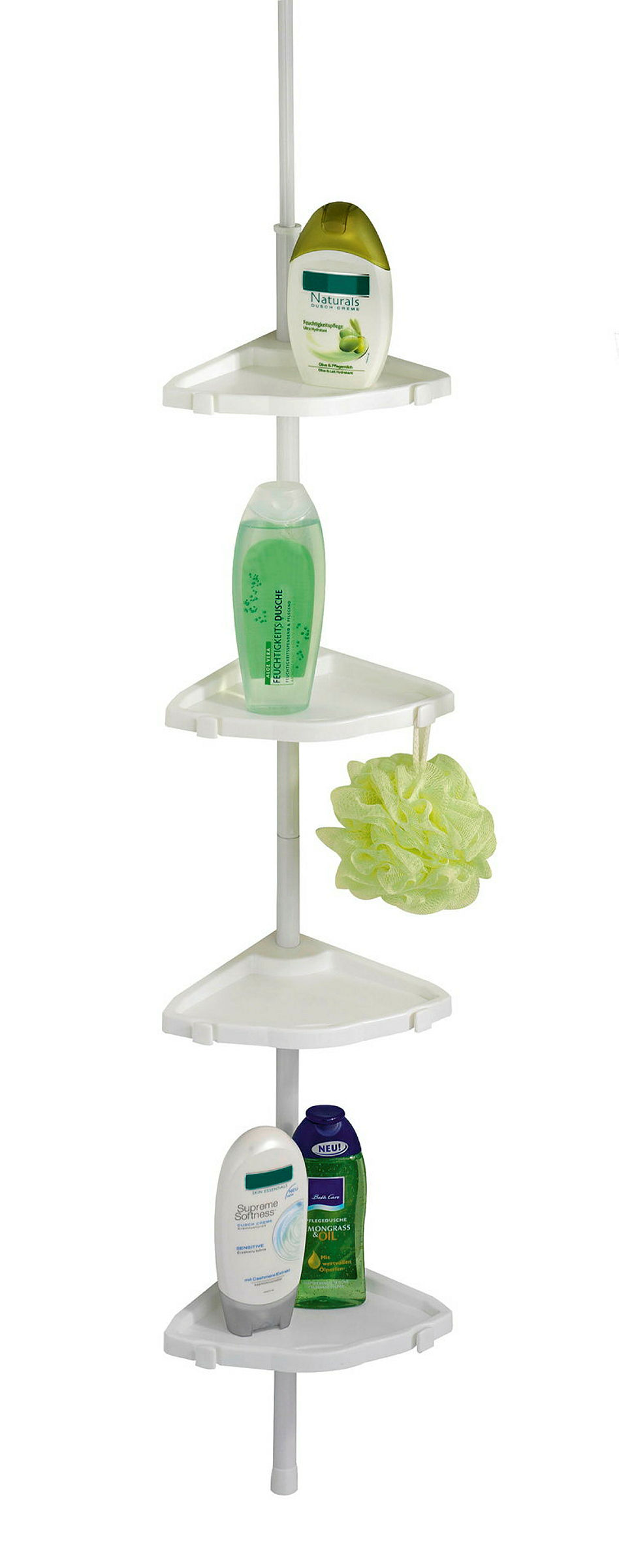 Teleskop Duschecke Easy weiss