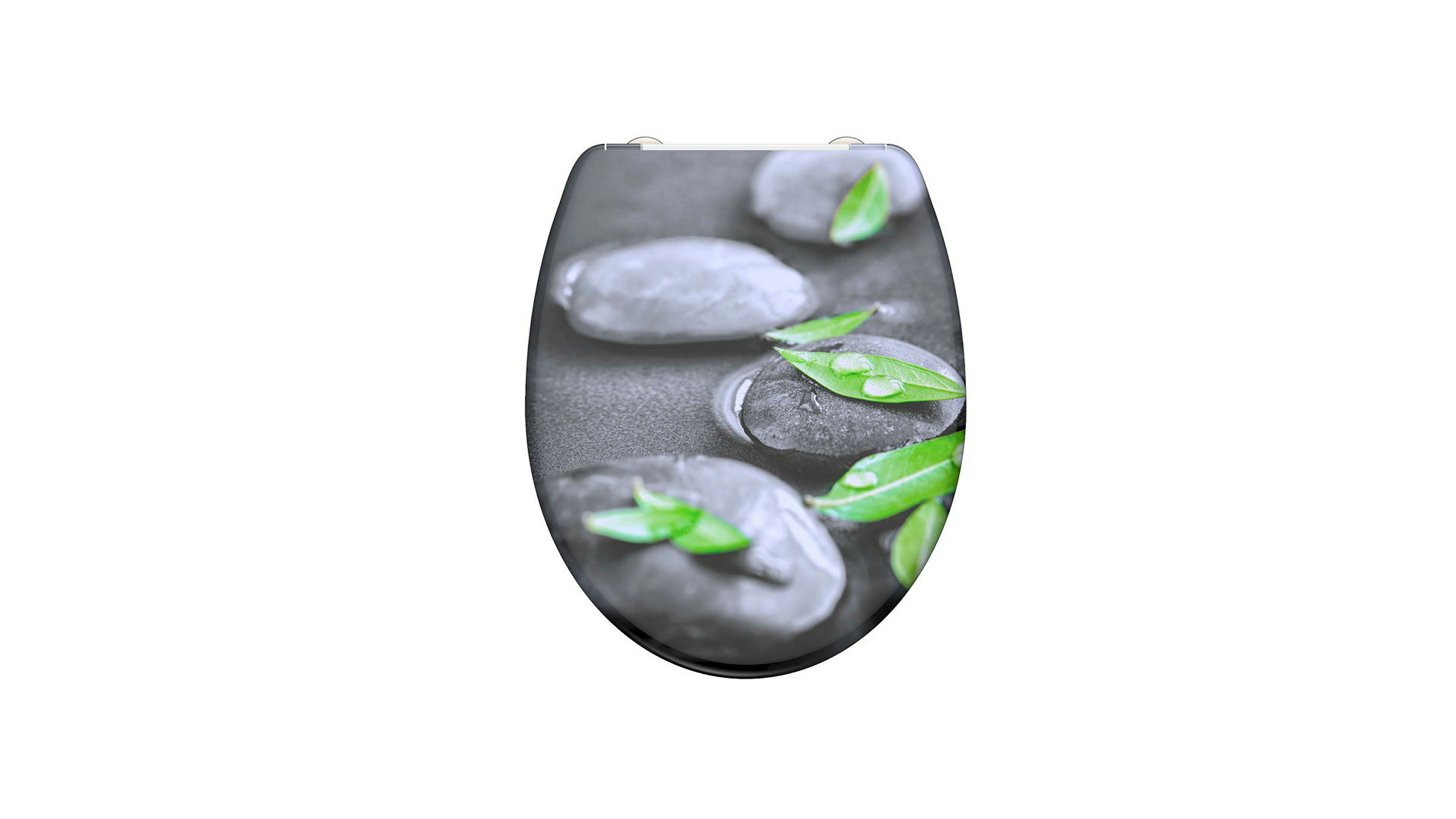 Duroplast WC-Sitz STONE, mit Absenkautomatik und Schnellverschluss