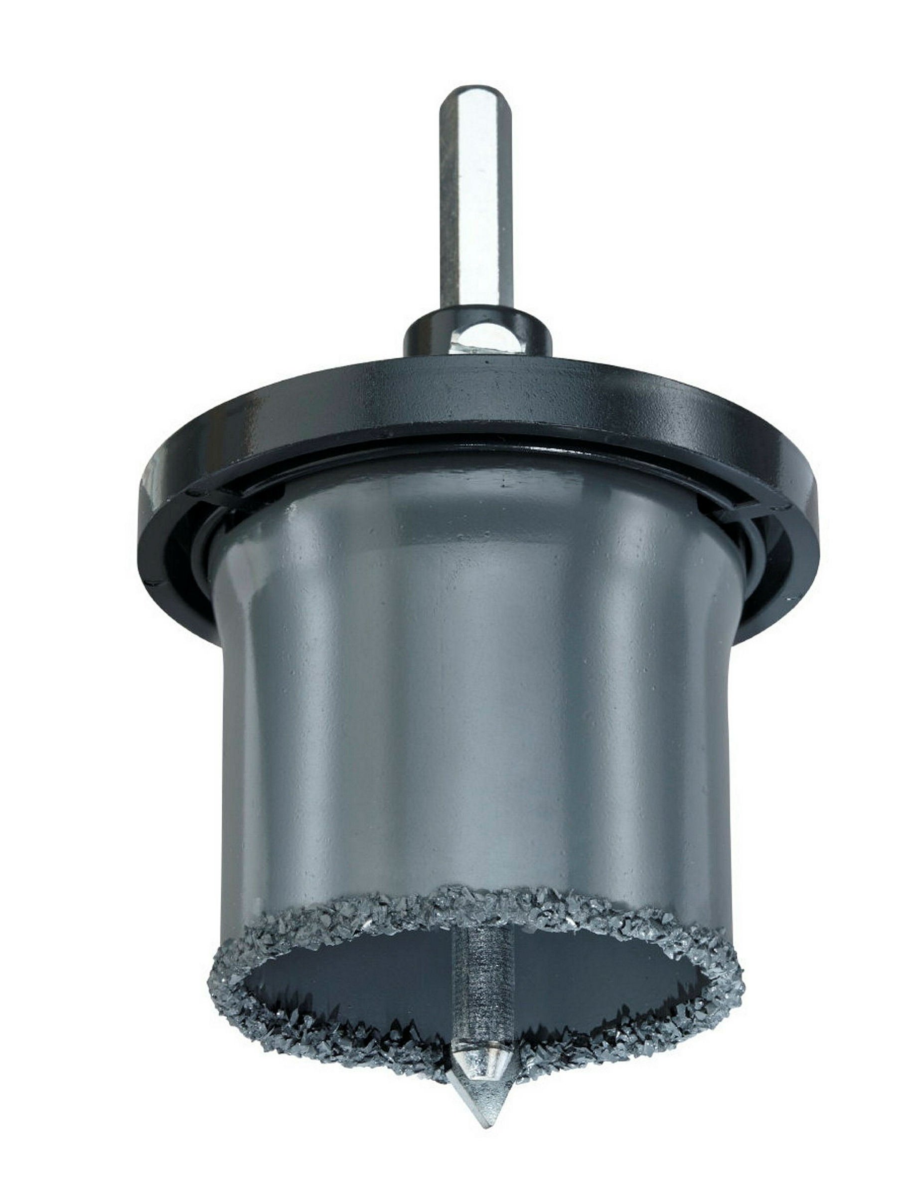 Lochsäge hartmetallbestreut, mit Trägerteller und Zentrierbohrer, ø 68 mm