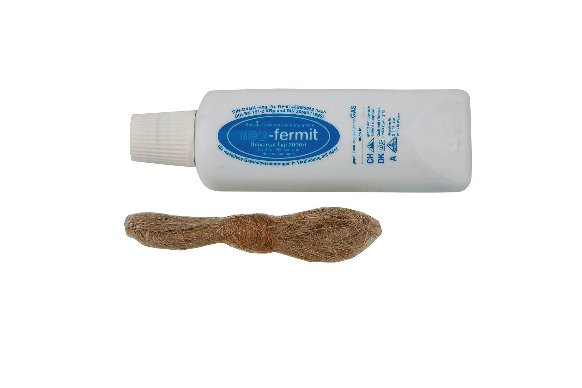 Gewinde-Dichtungs-Set, Hanf 7 g / Neo-FERMIT 40 g
