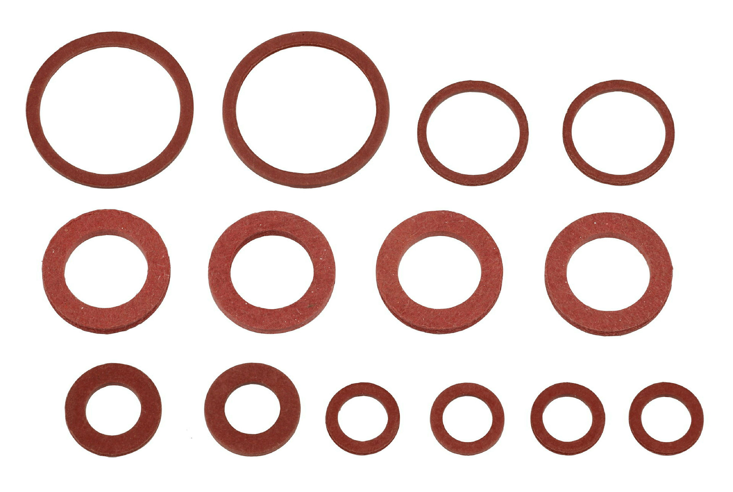 Dichtung-Sortiment, Vulkanfiber (14x)