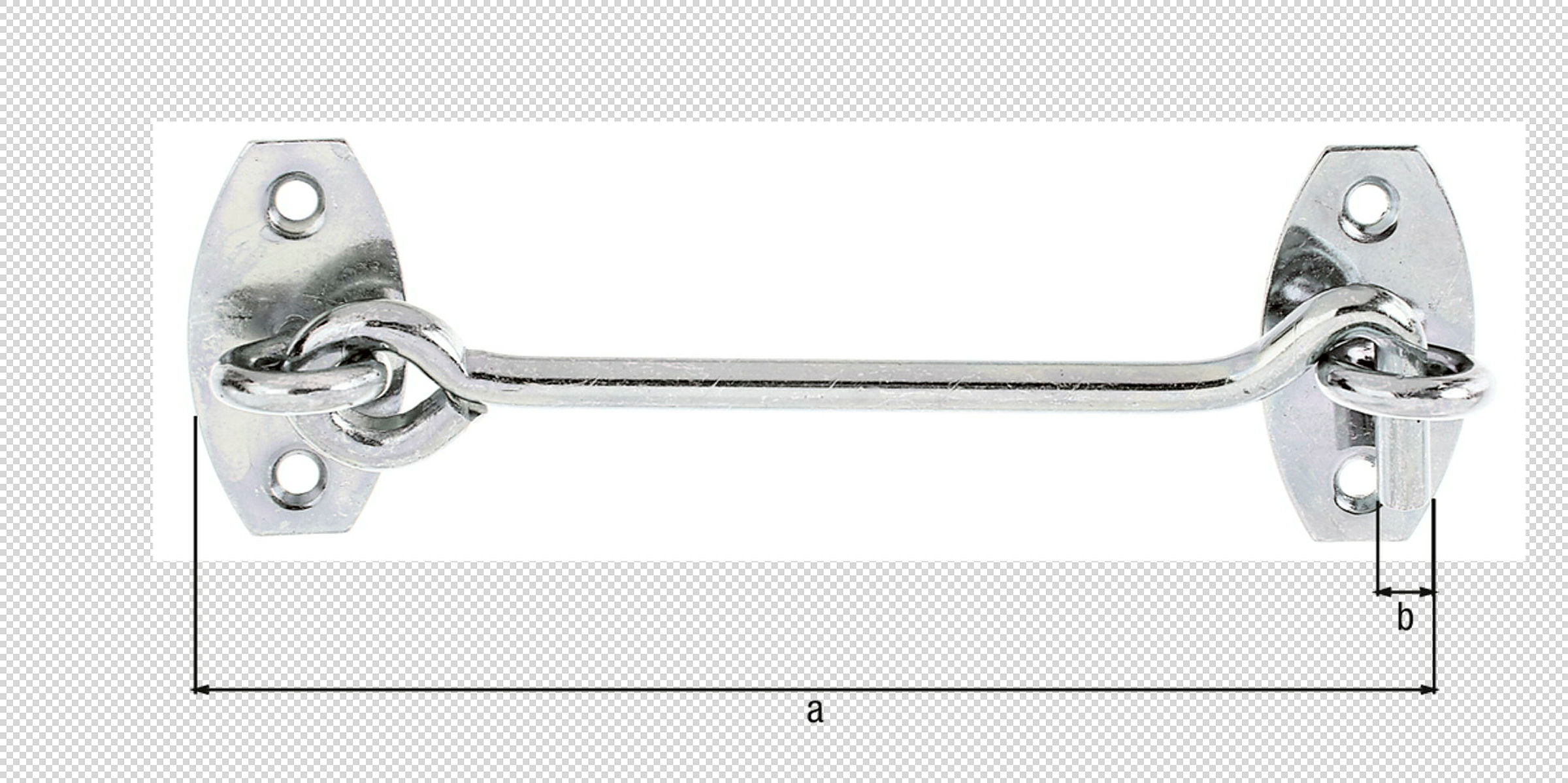 Sturmhaken 120Ø5,8 verzinkt