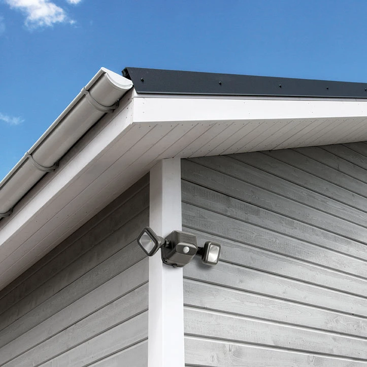 Der schwarz braune batteriebetriebene LED-Scheinwerfer MB3000 ist mit seine