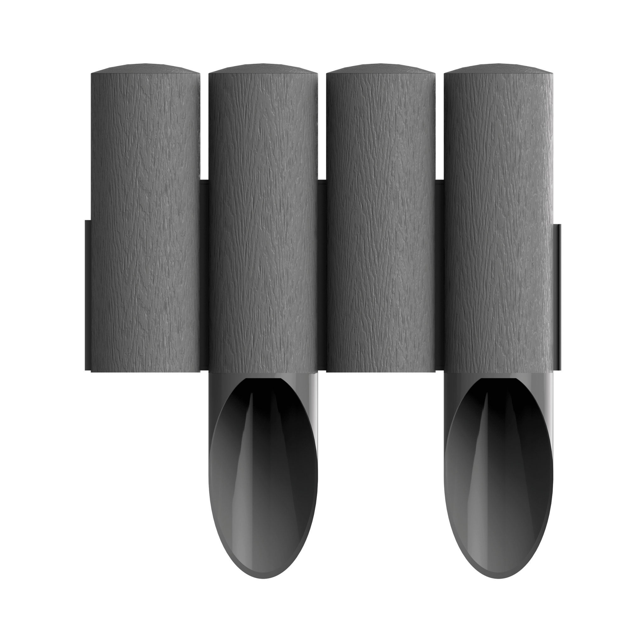 Gartenpalisade 4 STANDARD 2,3 m graphit