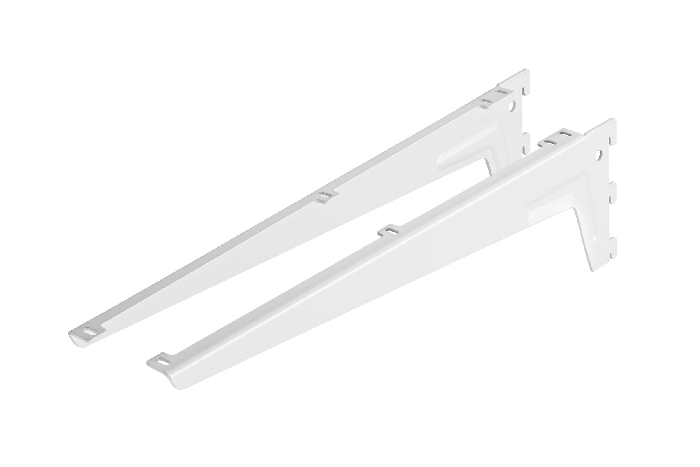 Winkelträger, 1 Paar 480 mm, weiß