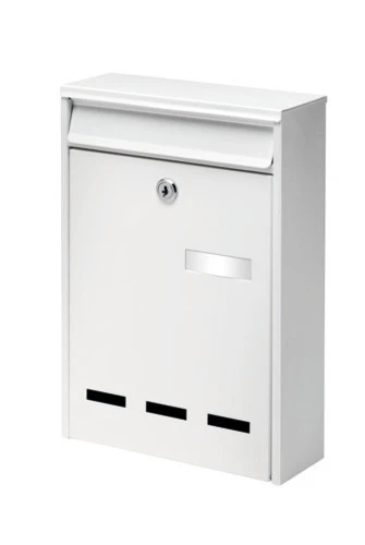 Briefkasten Stahl-lackiert Pocket 5871 W weiss