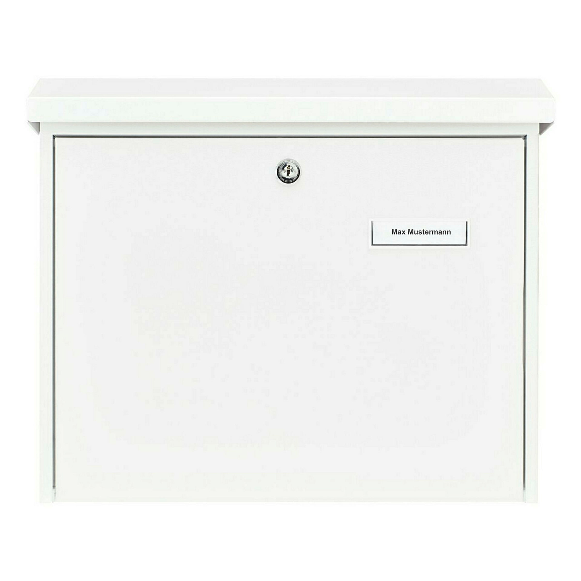 Briefkasten Stahl-lackiert Journal 5867 W weiss