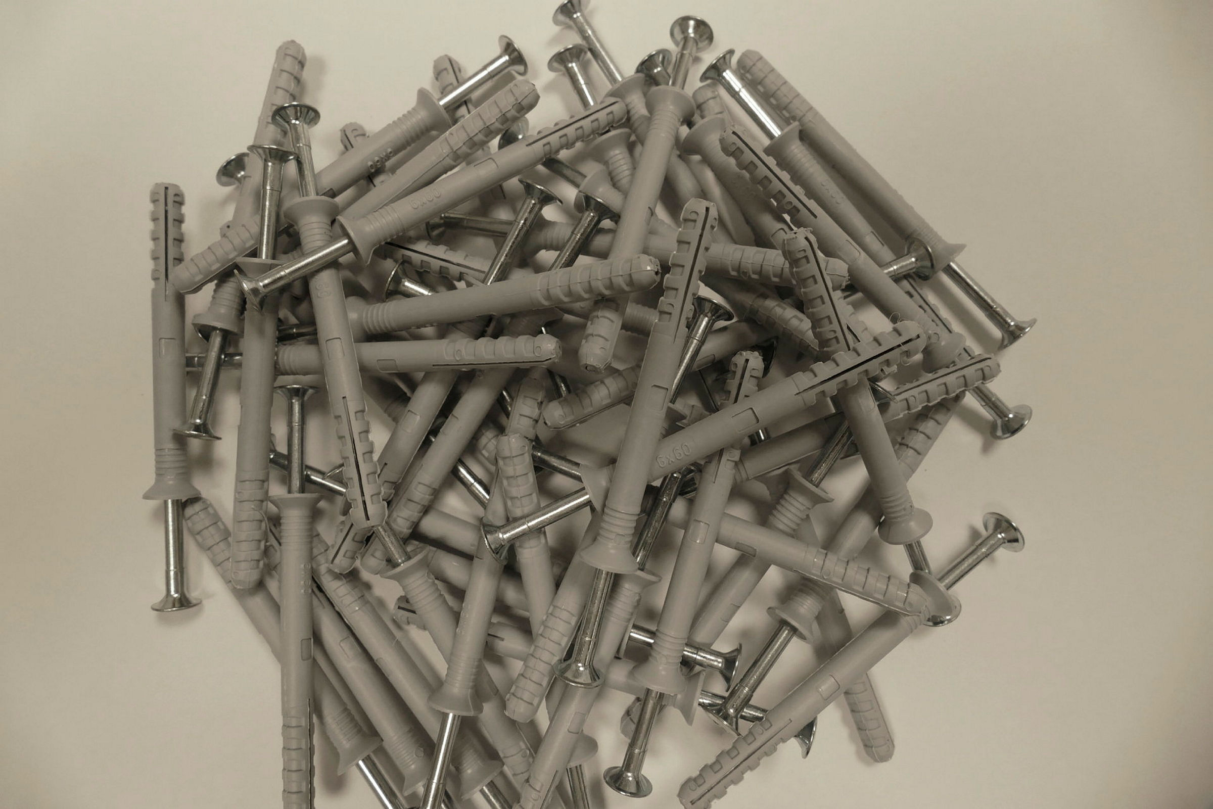 Nageldübel vormontiert mit Senkbund 8 x 80, Nylon / Stahl