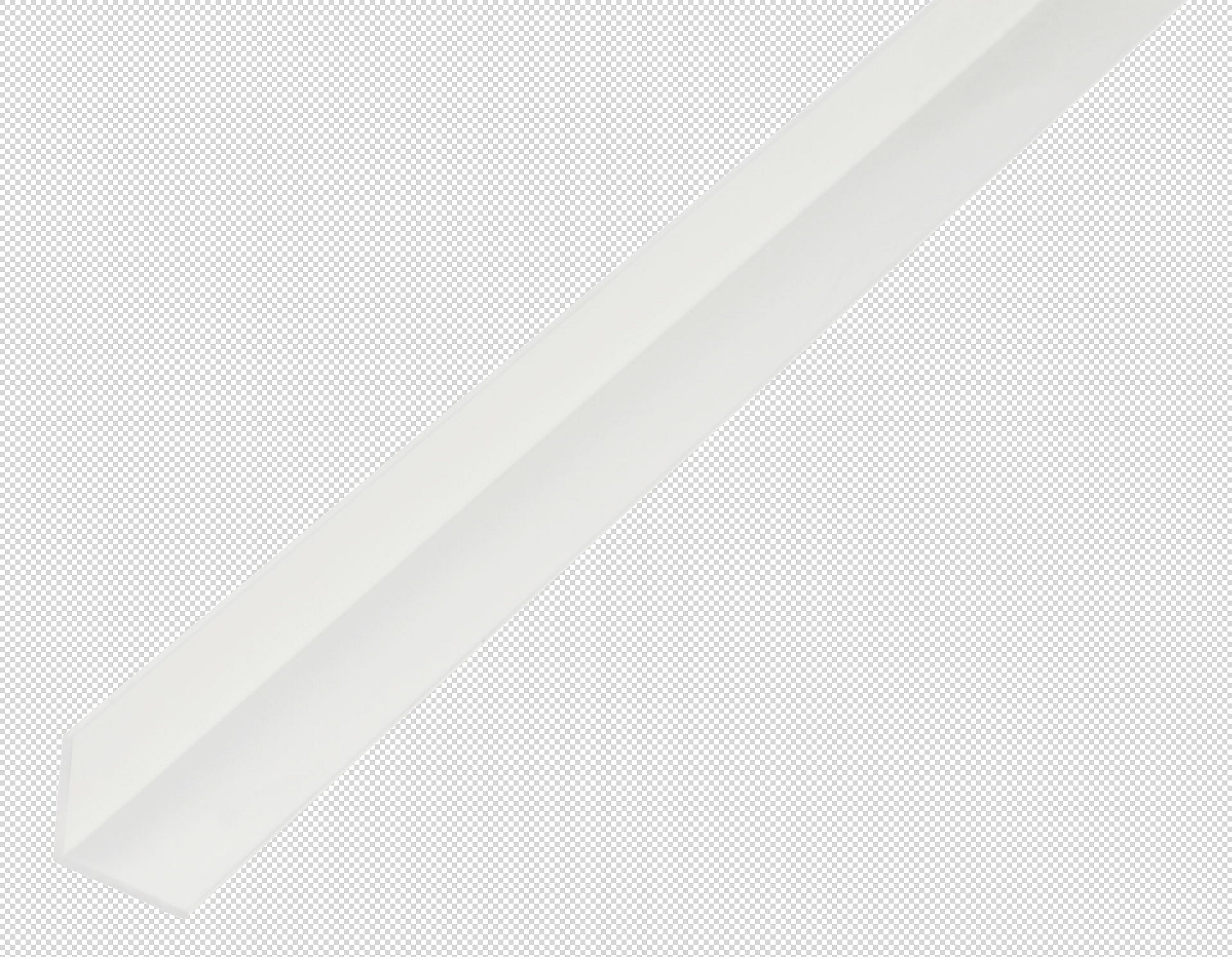 Winkelprofil 2m30x30 PVC weiß
