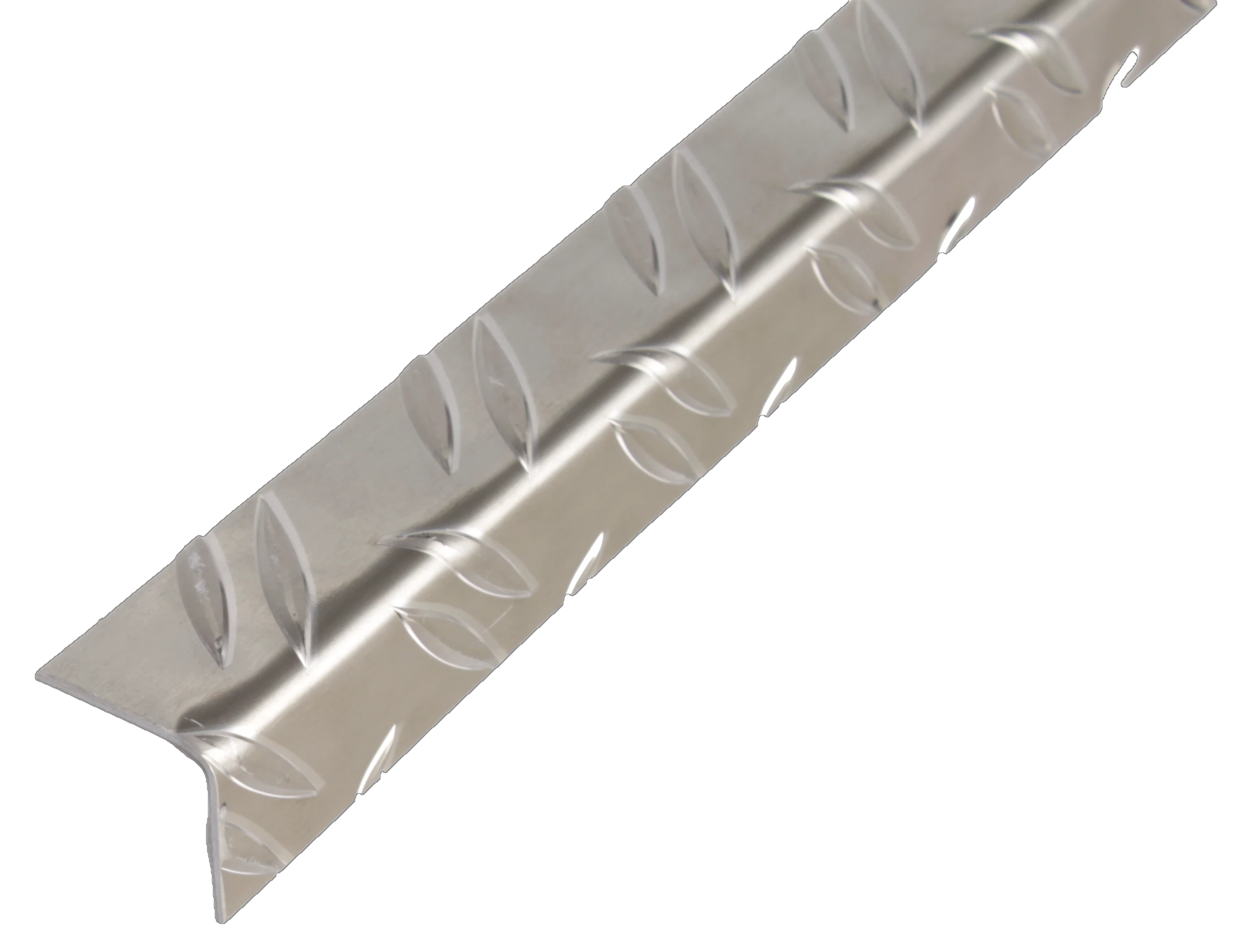 Alu-Winkelprofil Riffelprägung 23,5x23,5 mm, 1m
