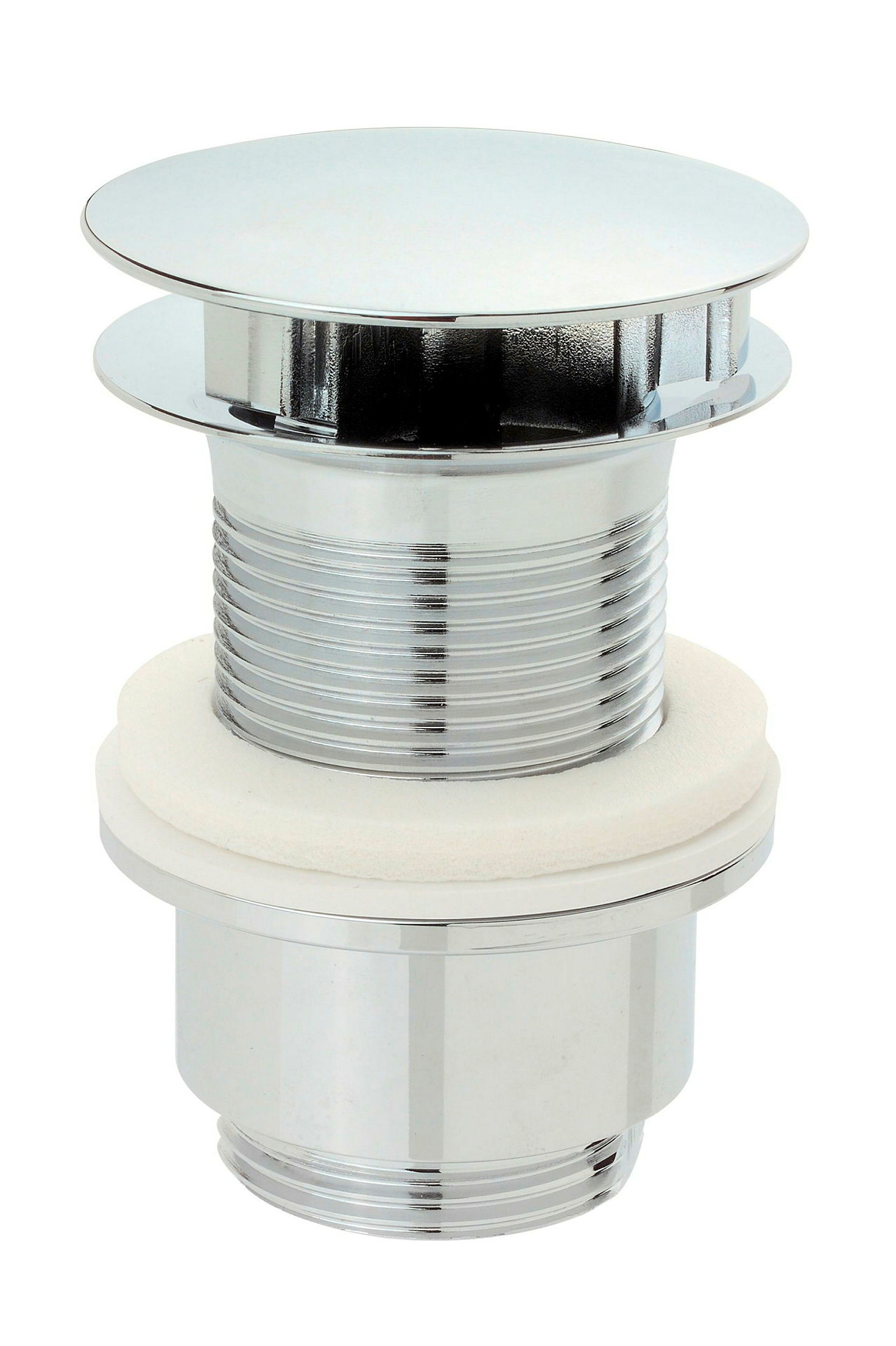 DAV-4WK Ablaufventil, Chrom, 1 1/4'' x 65 mm, ohne Überlauf
