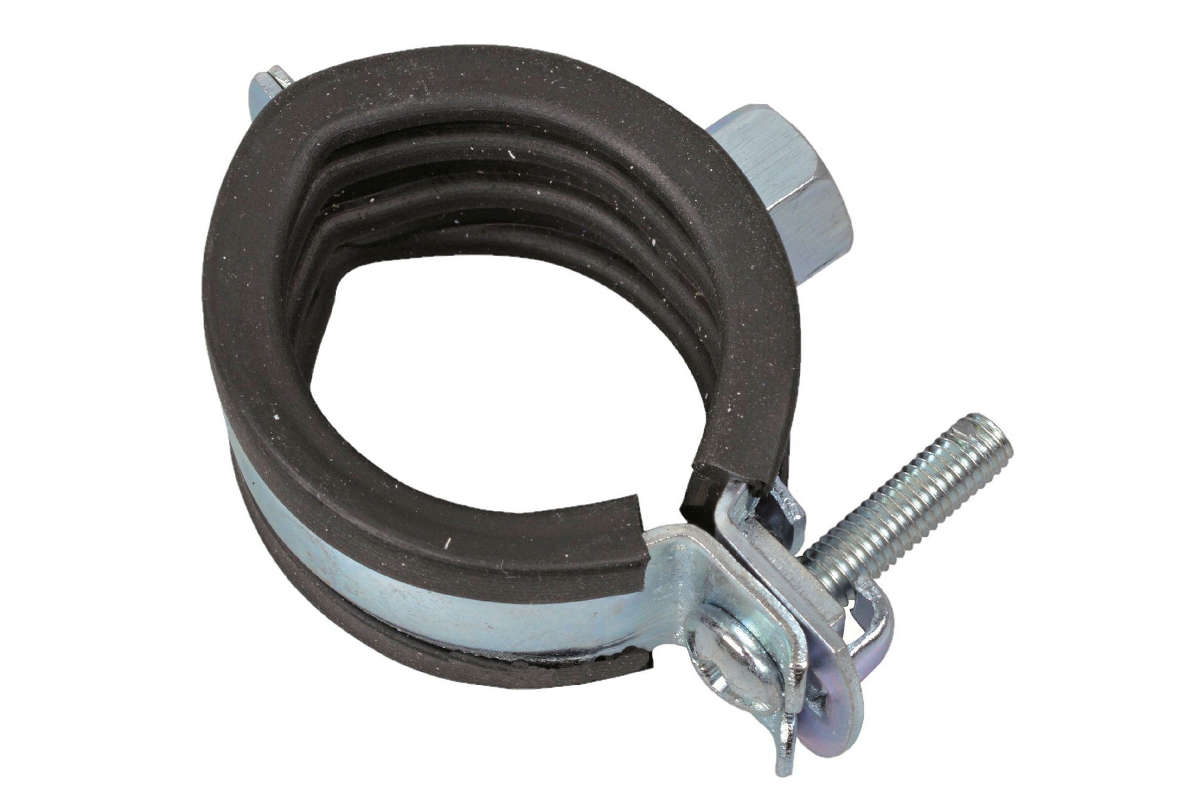 Rohrschelle, 30 mm - 35 mm, schallgedämmt, für 1'', mit M8 Gewindemuffe