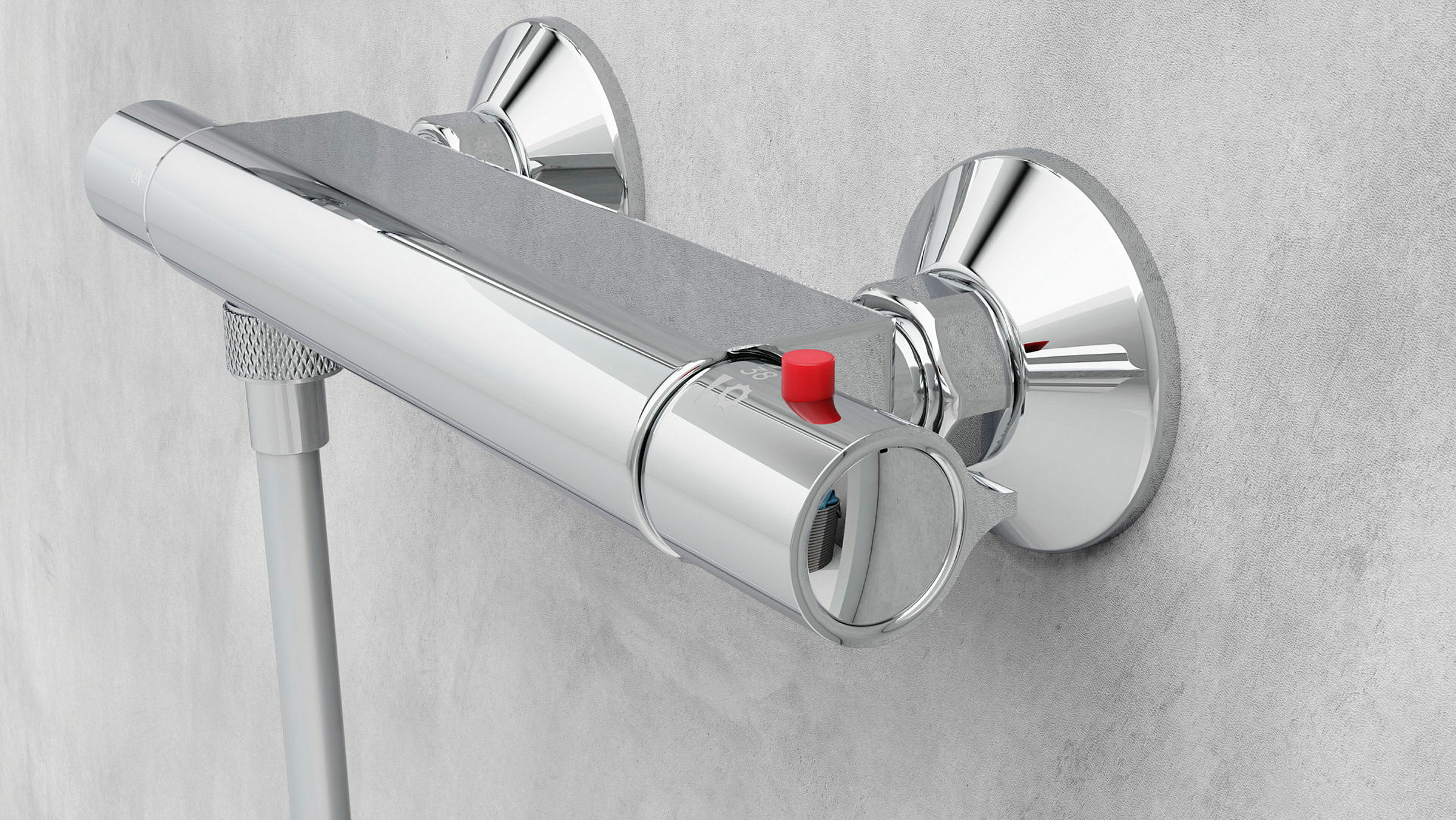 VICO Thermostat Duscharmatur, Chrom