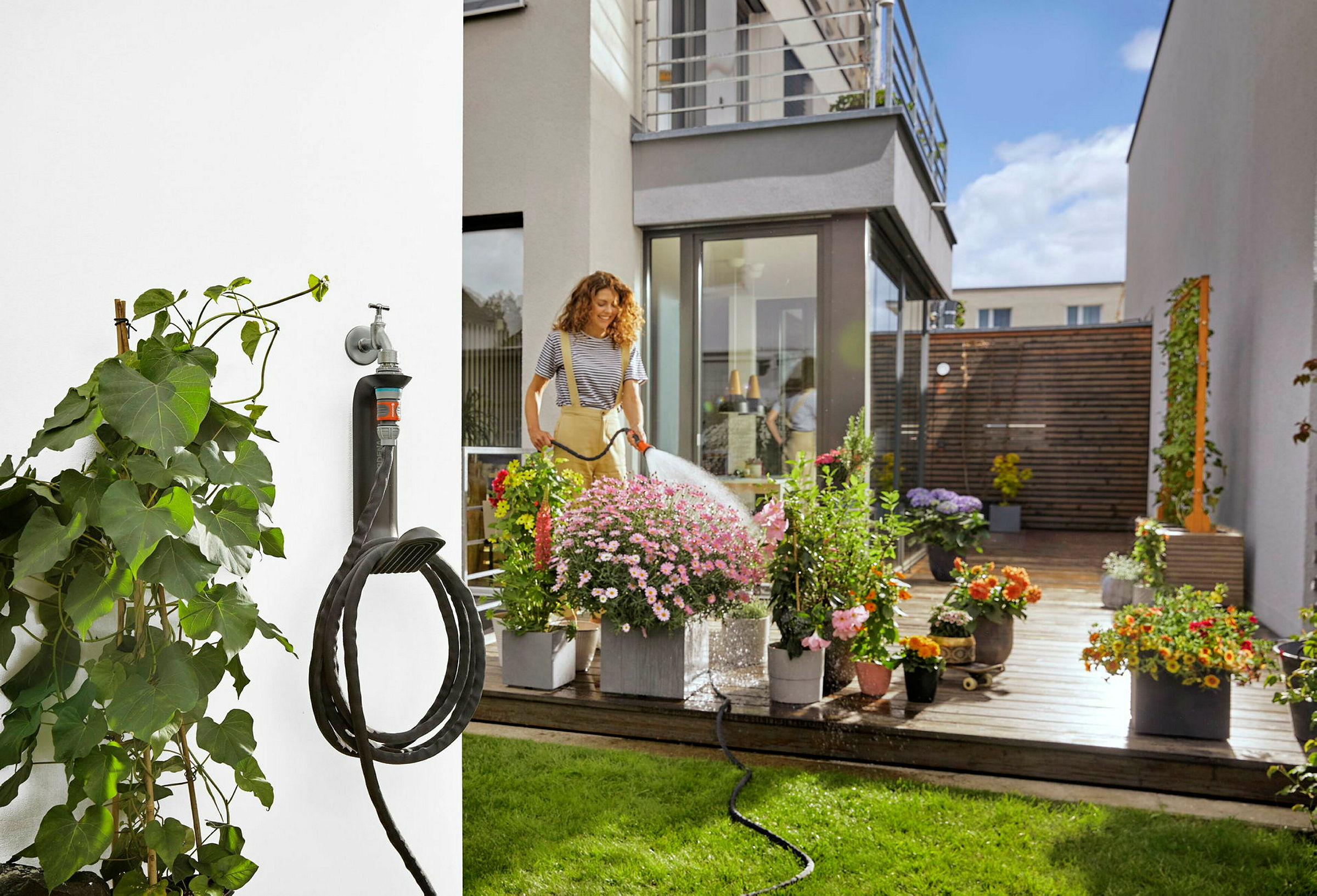 GARDENA Liano'' Schlauchaufbewahrung TapFix
