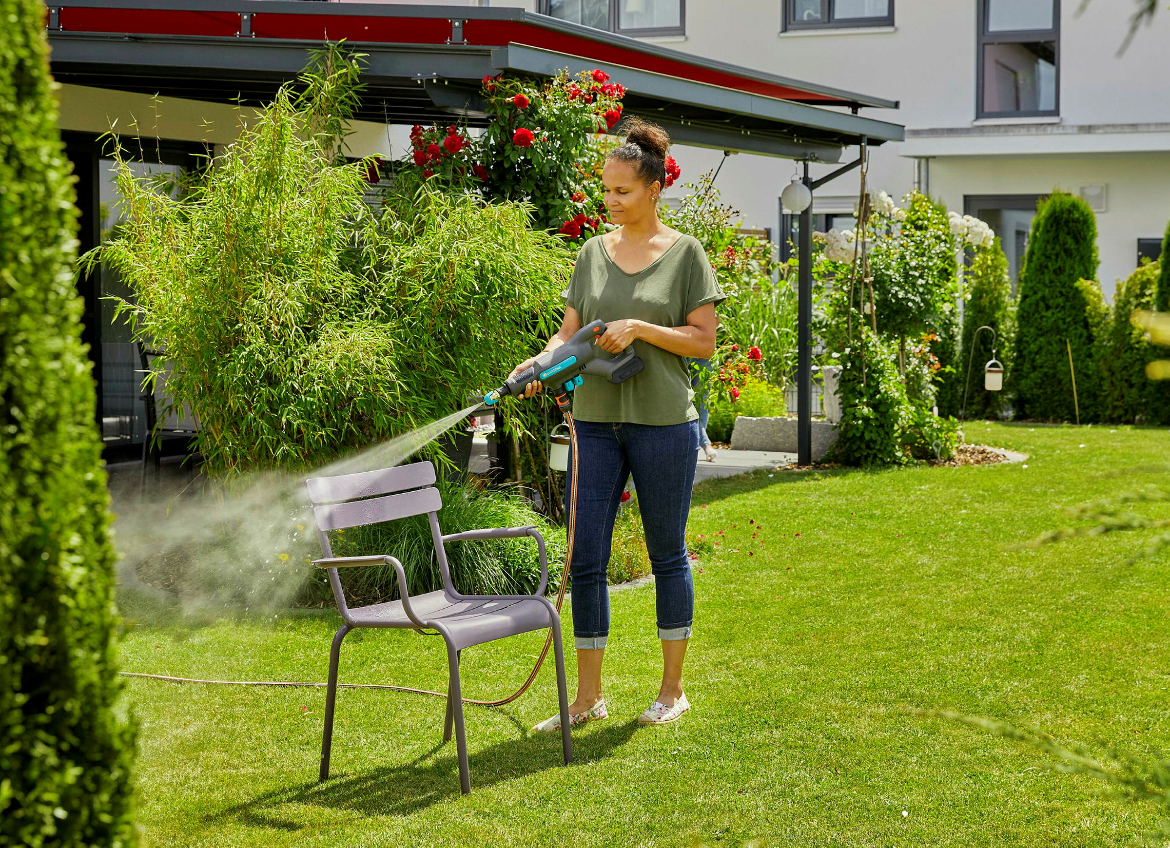 Akku-Mitteldruckreinger AquaClean 24/18V P4A Ready-To-Use Set - Aktion