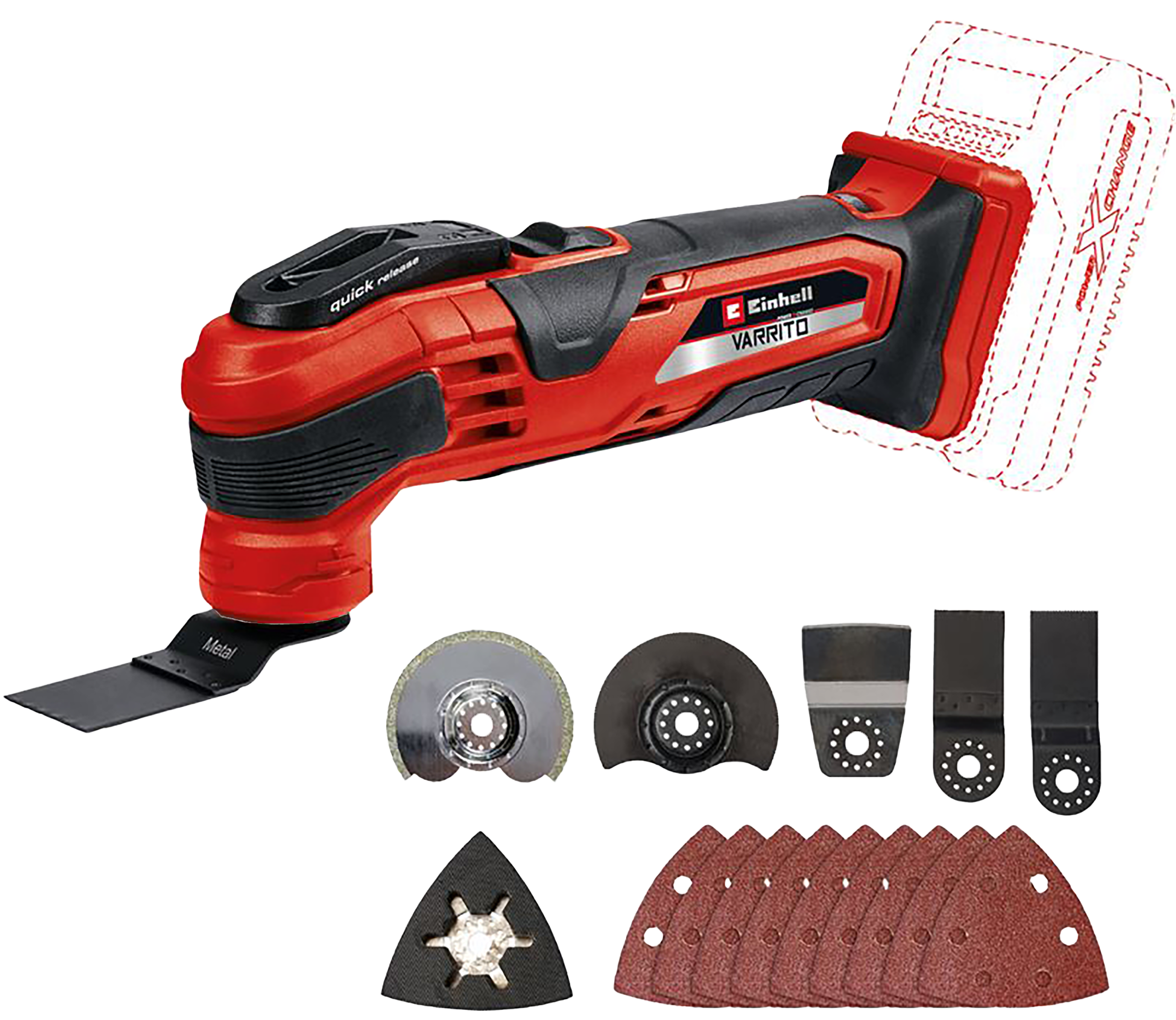Einhell Expert VARRITO Akku-Multifunktionswerkzeug