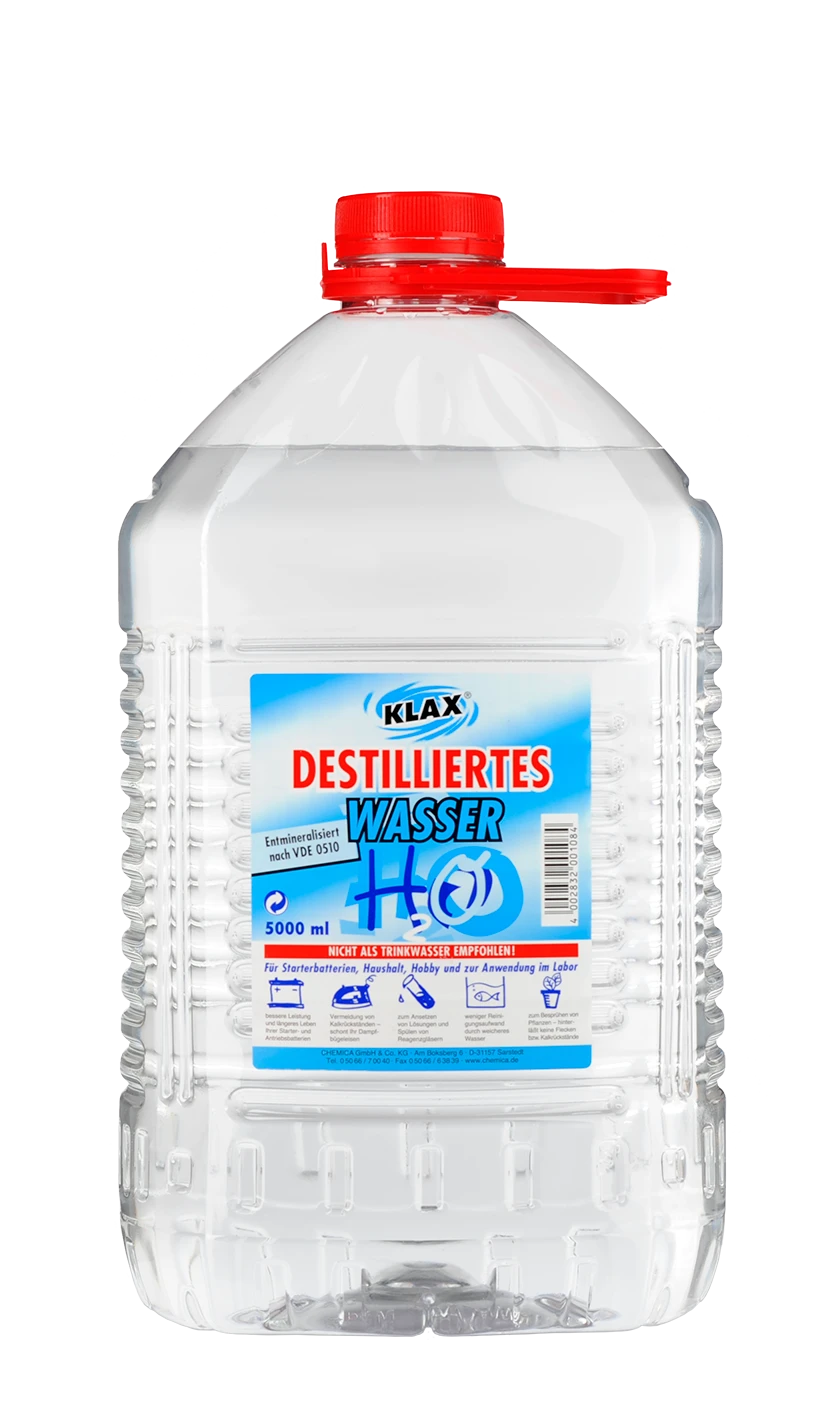 Klax Destilliertes Wasser 5L